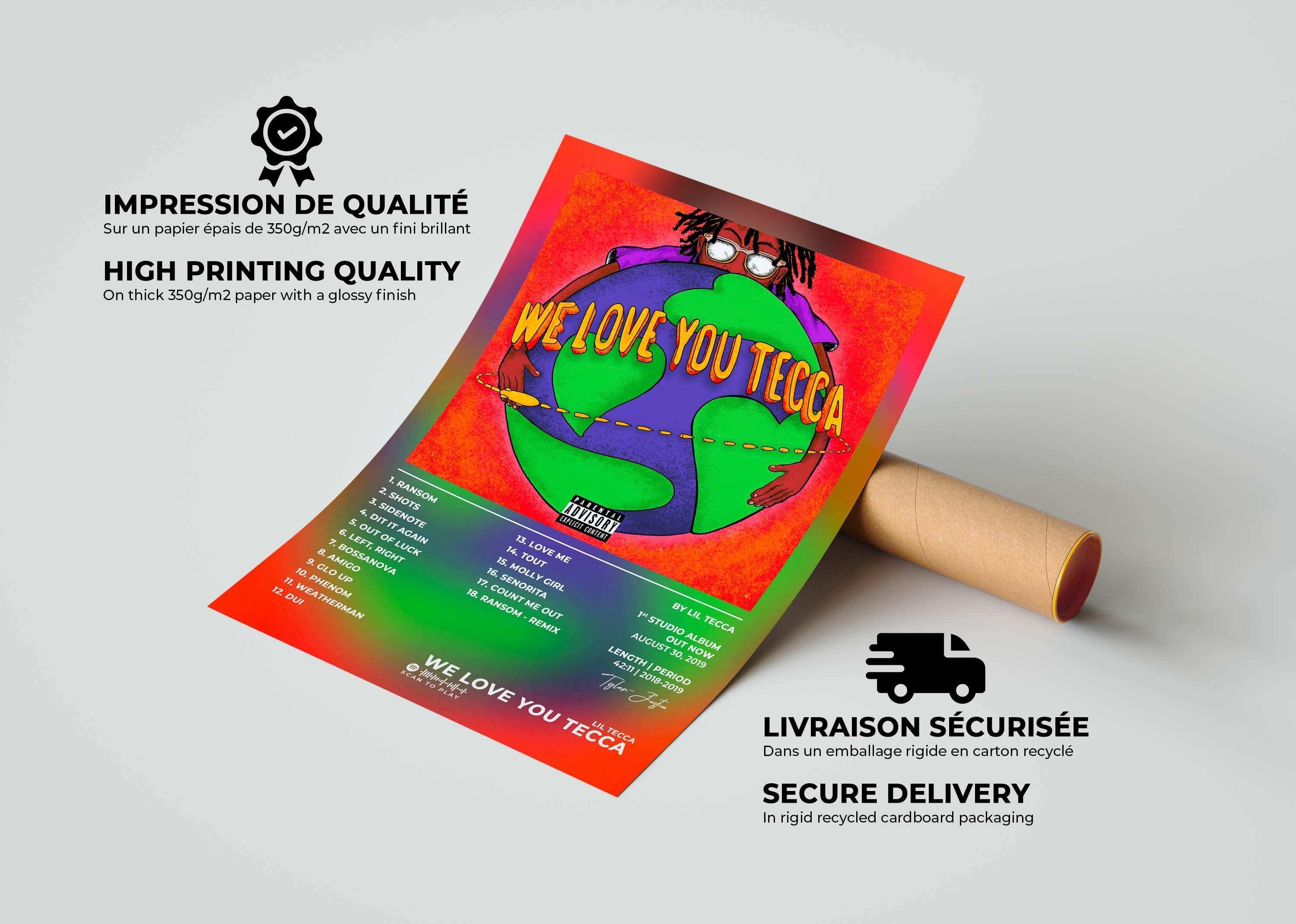 We Love You Tecca Lil Tecca Poster - Backyard