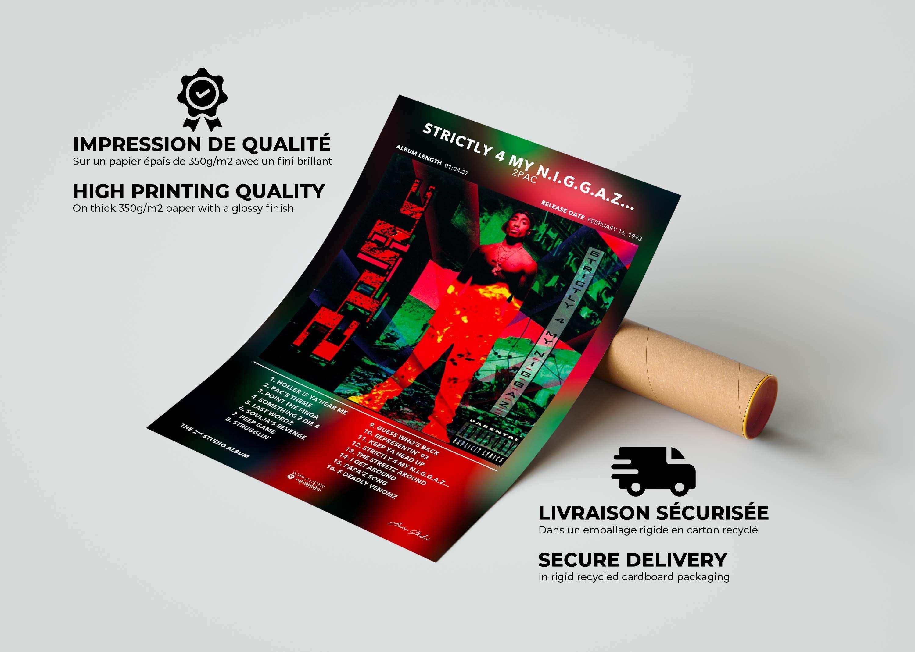 Poster Strictly 4 My Niggaz 2Pac - Backyard