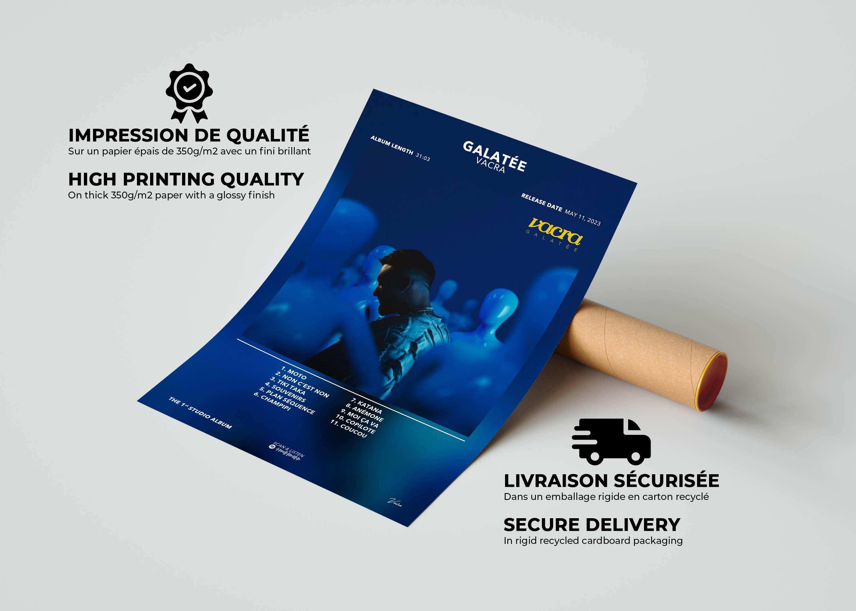 Poster Galatée Vacra - Backyard