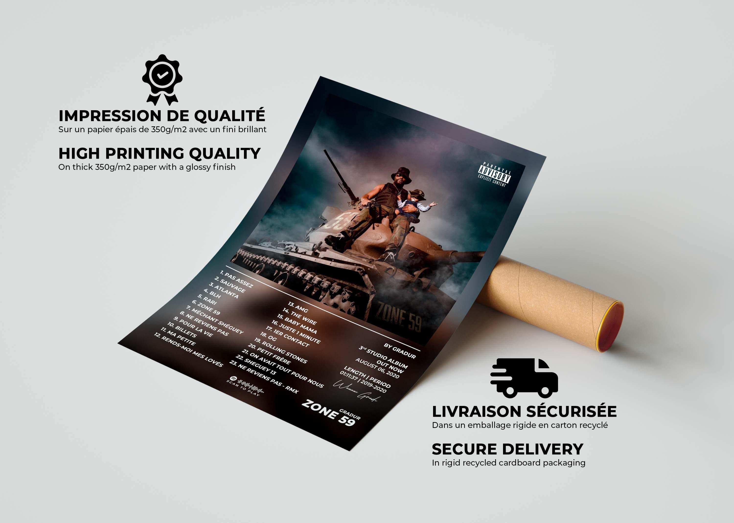 Zone 59 Gradur Poster - Backyard