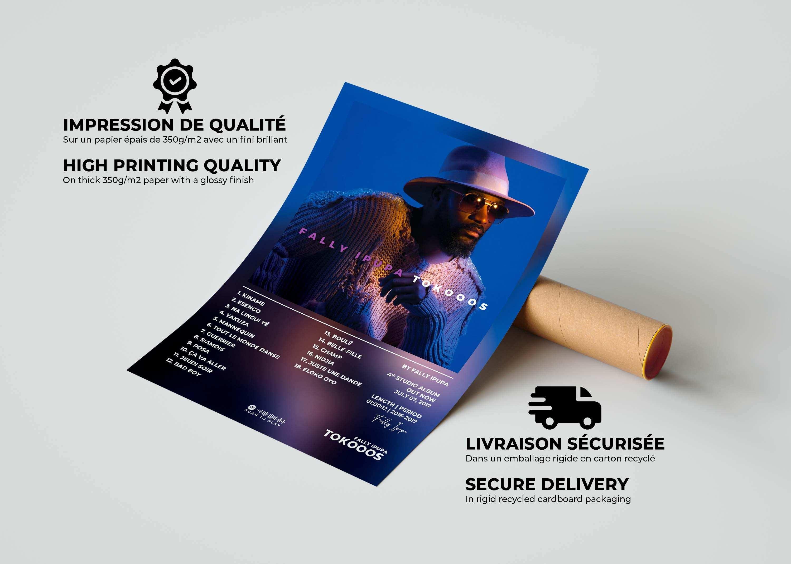 Tokooos Fally Ipupa Poster - Backyard