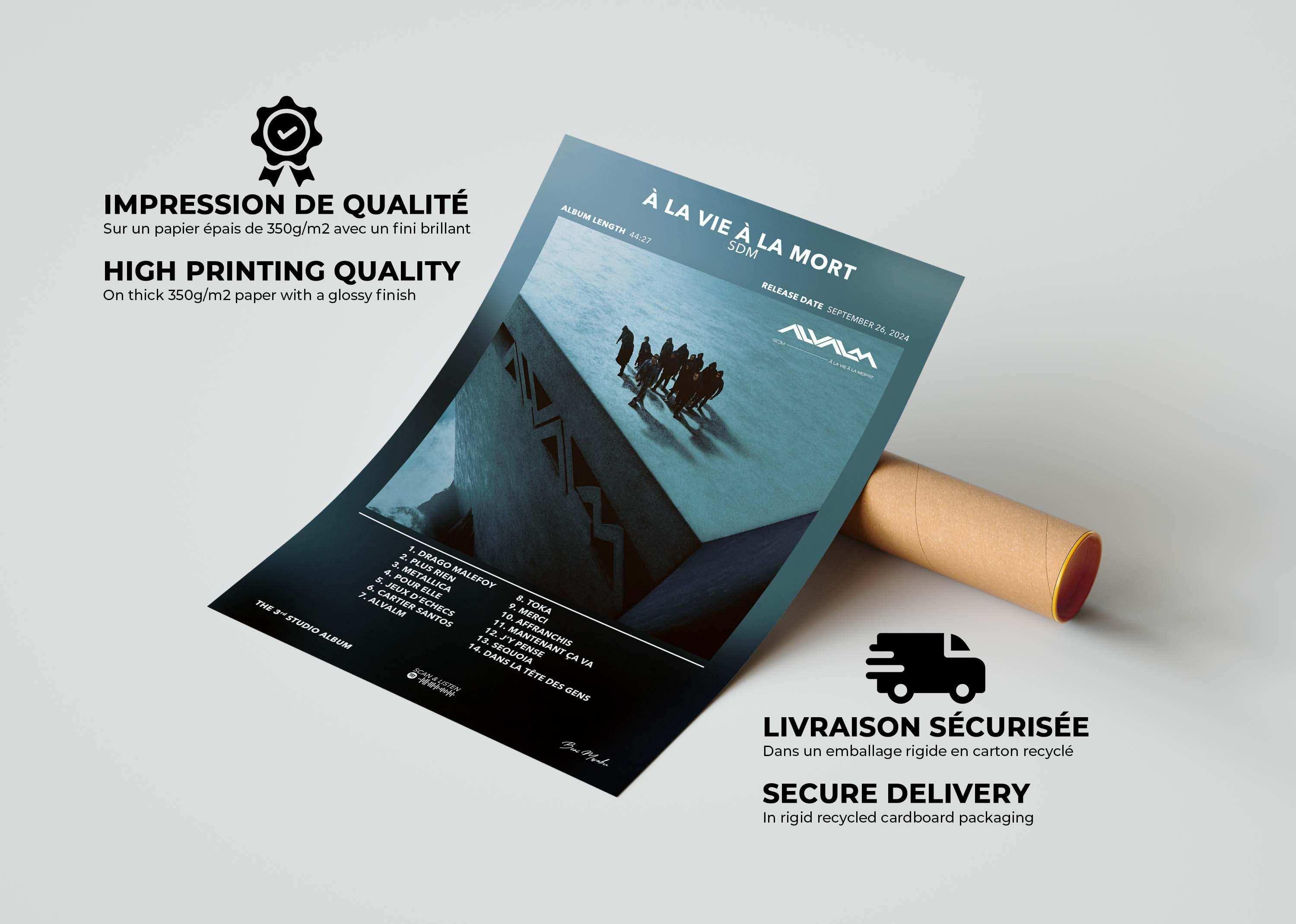 Poster À La Vie À La Mort SDM - Backyard