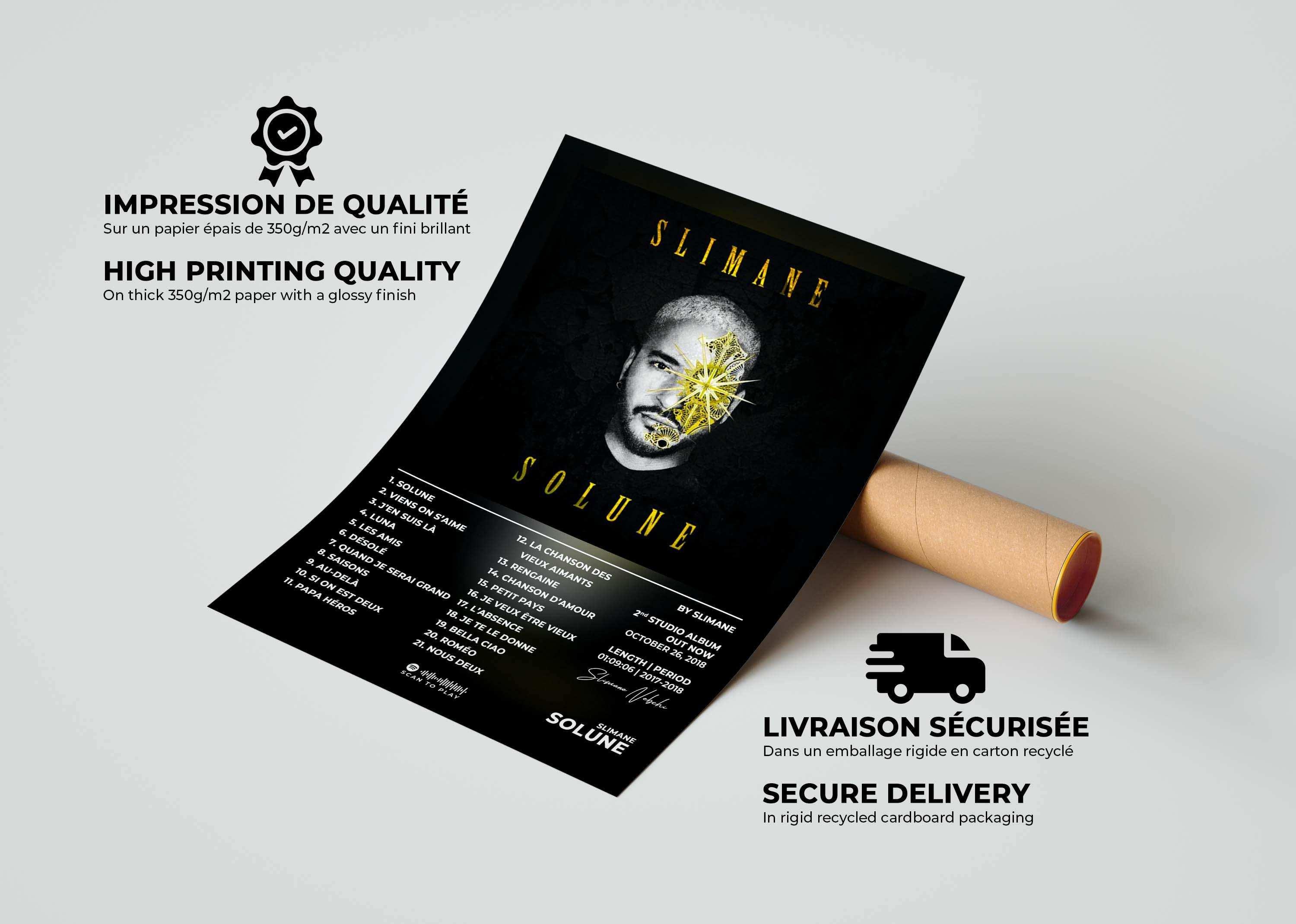 Solune Slimane Poster - Backyard