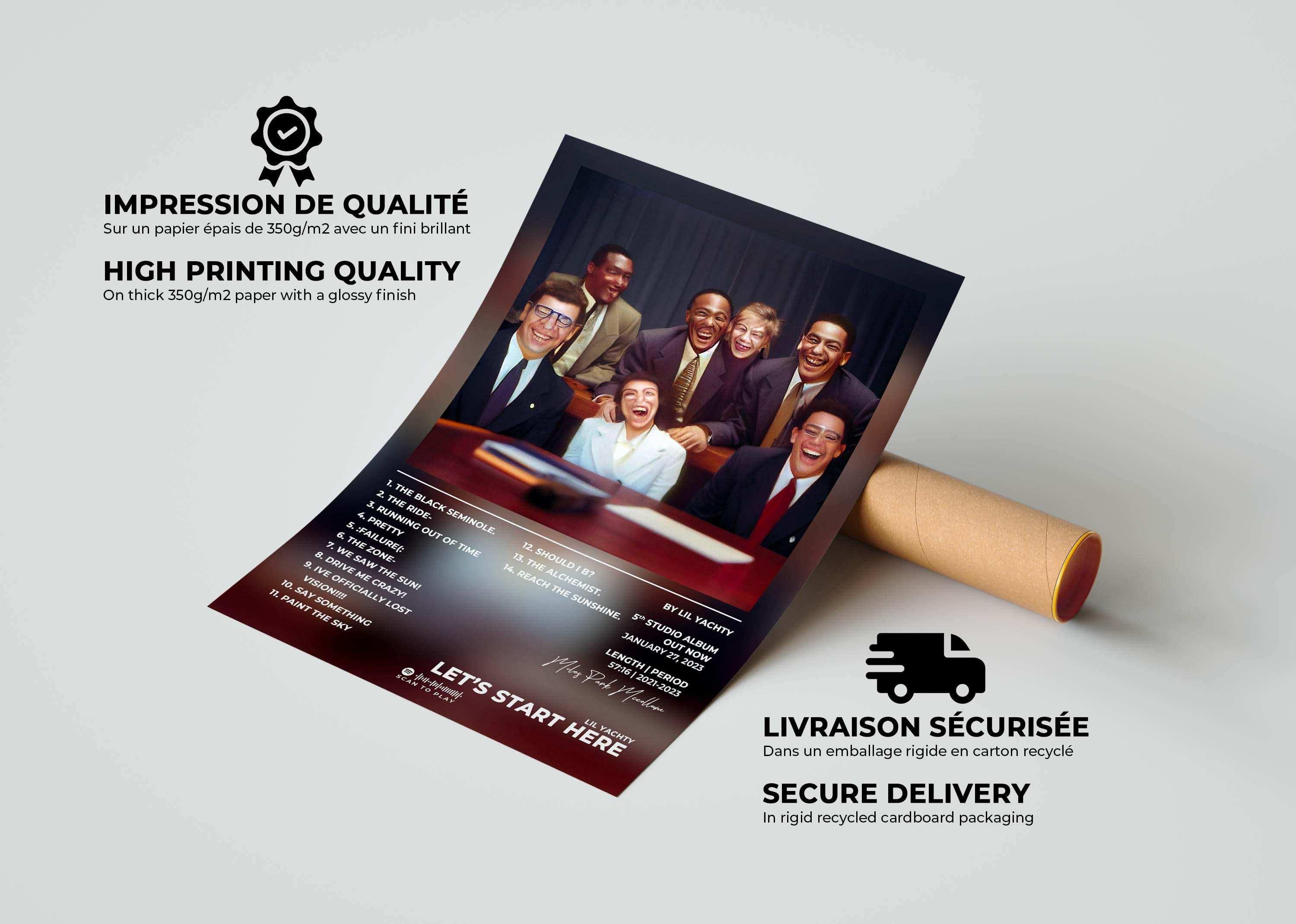 Let's Start Here Lil Yachty Poster - Backyard