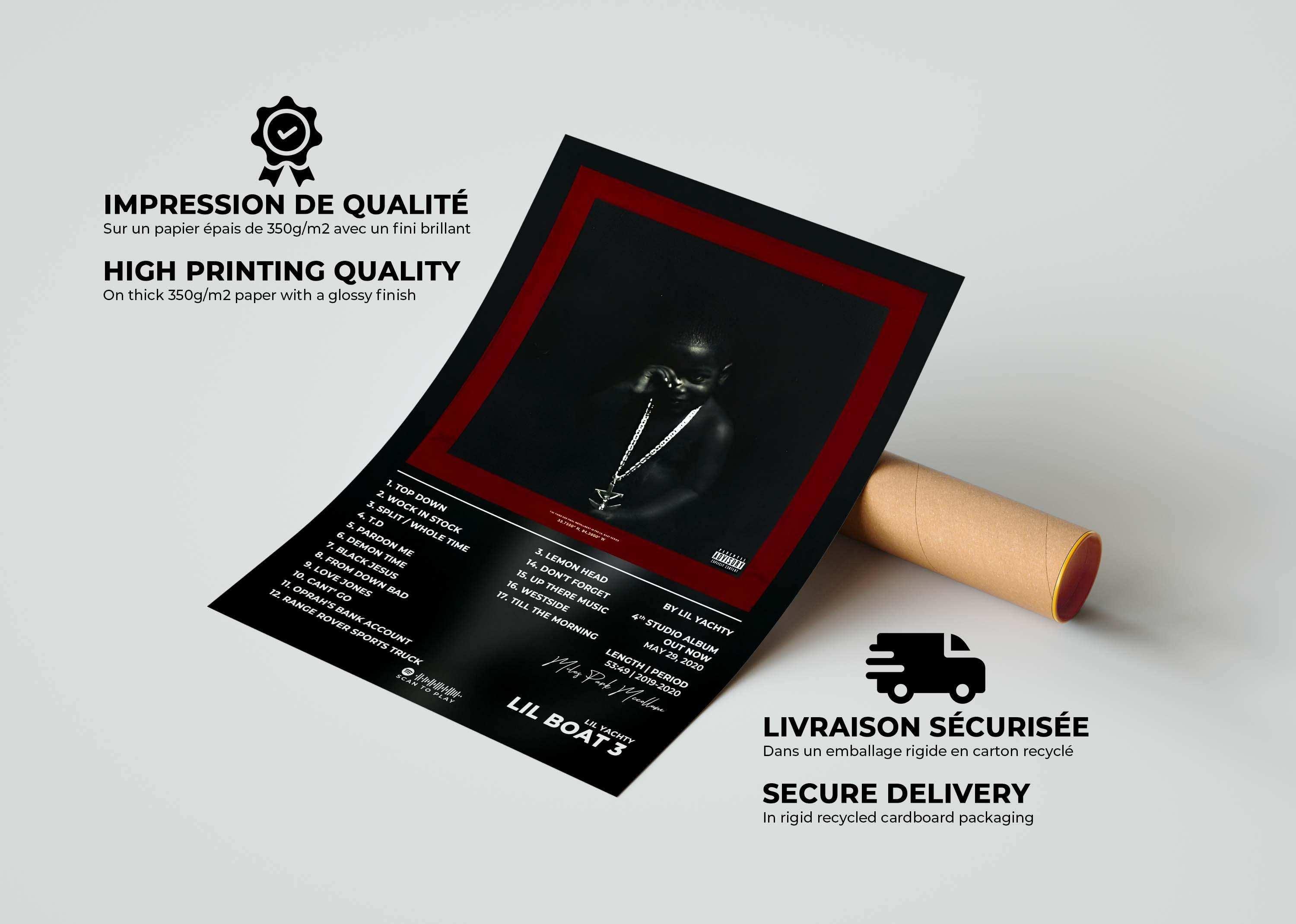 Lil Boat 3 Lil Yachty Poster - Backyard