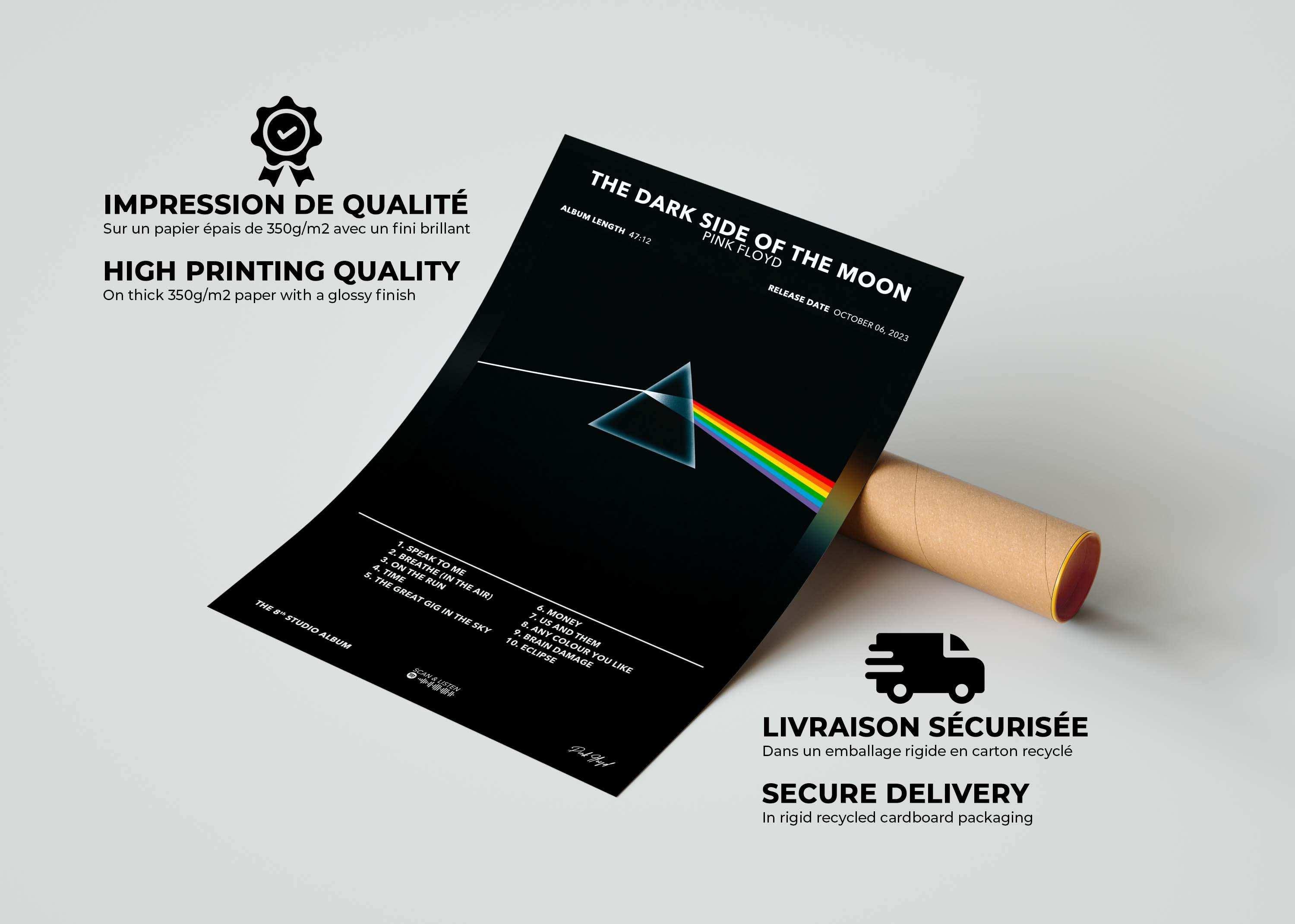 Poster The Dark Side Of The Moon Pink Floyd - Backyard