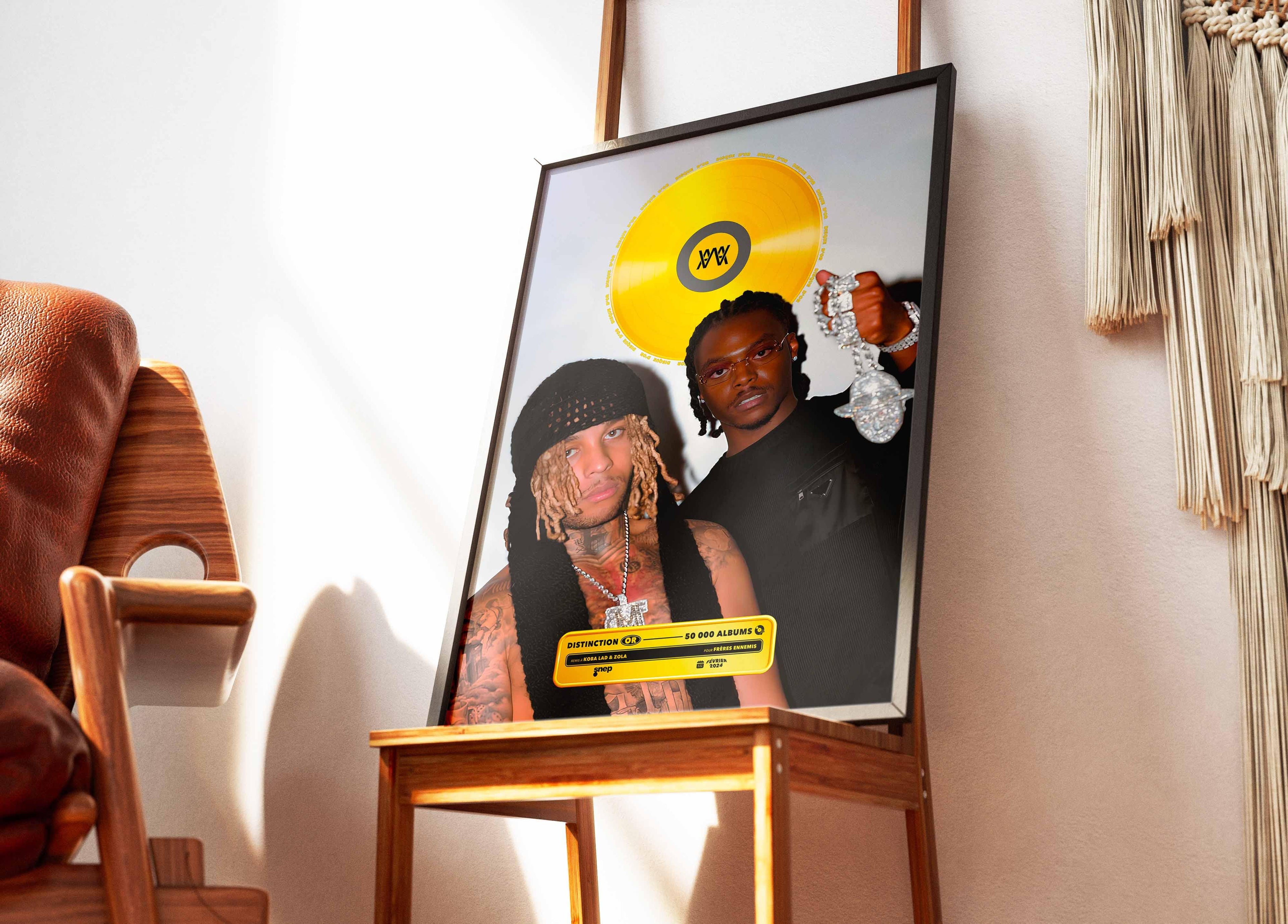 Disque D'Or Frères Ennemis Koba LaD & Zola - Backyard