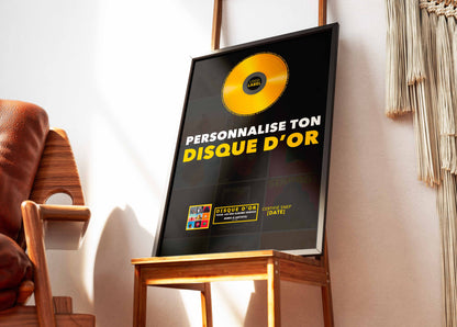 Personnalise avec ton disque d'or