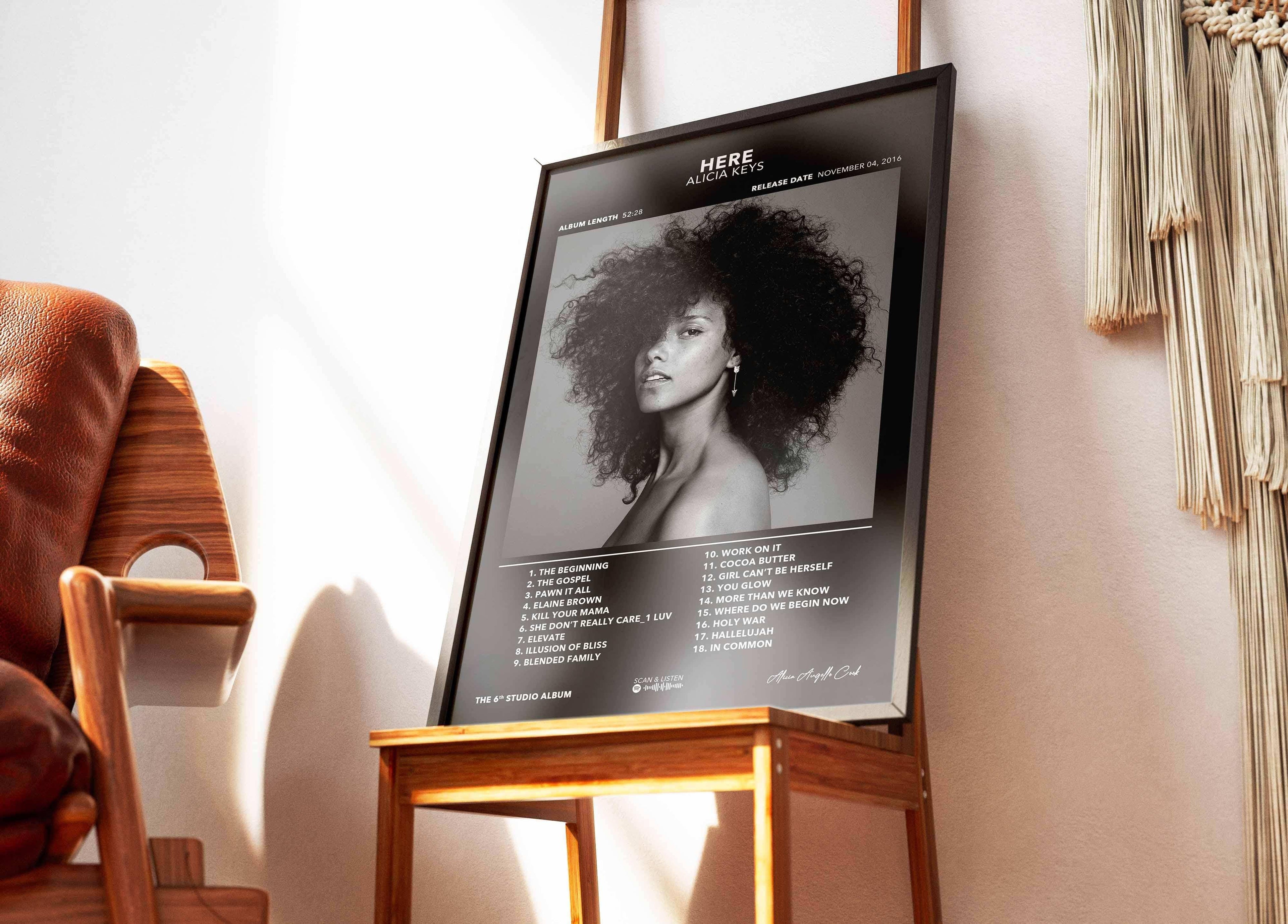 Poster Here Alicia Keys - Backyard