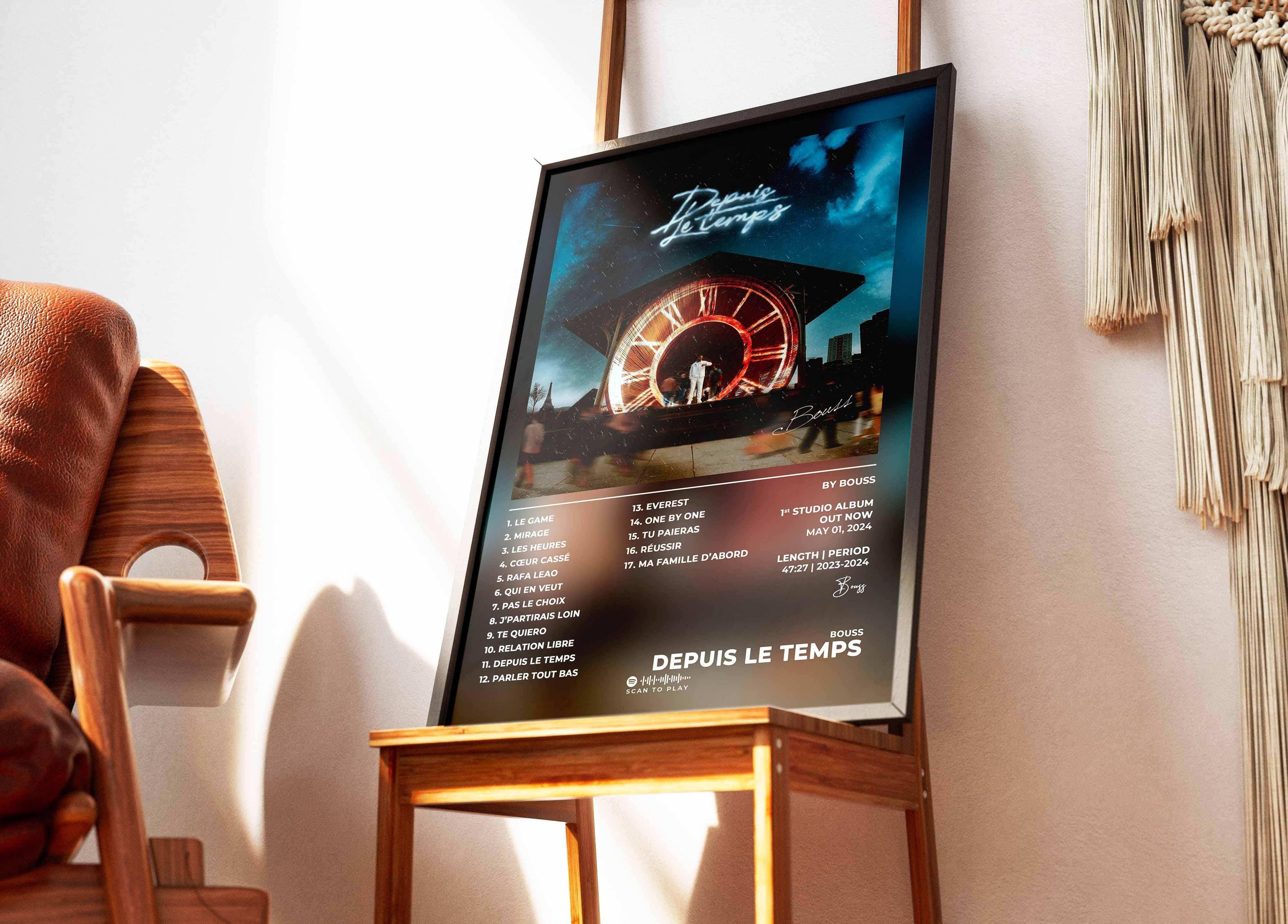 Depuis Le Temps Bouss Poster - Backyard