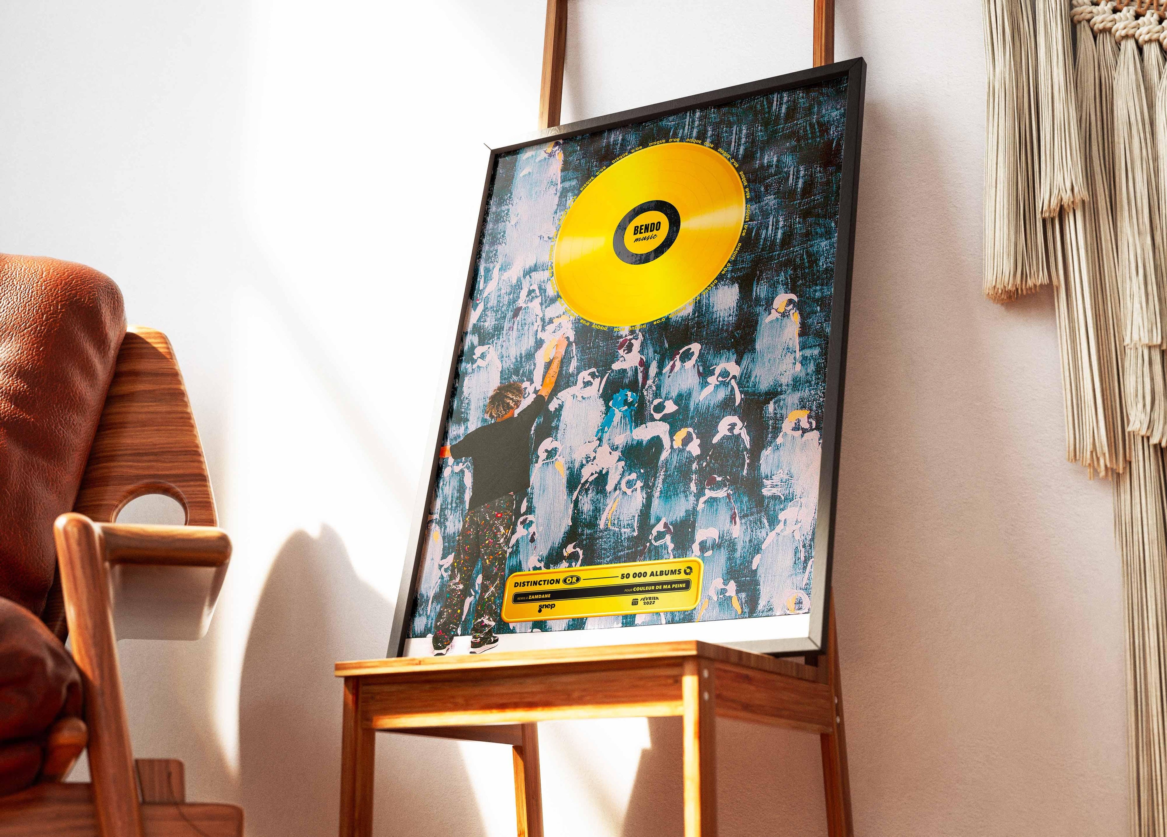 Disque D'or Couleur De Ma Peine Zamdane - Backyard