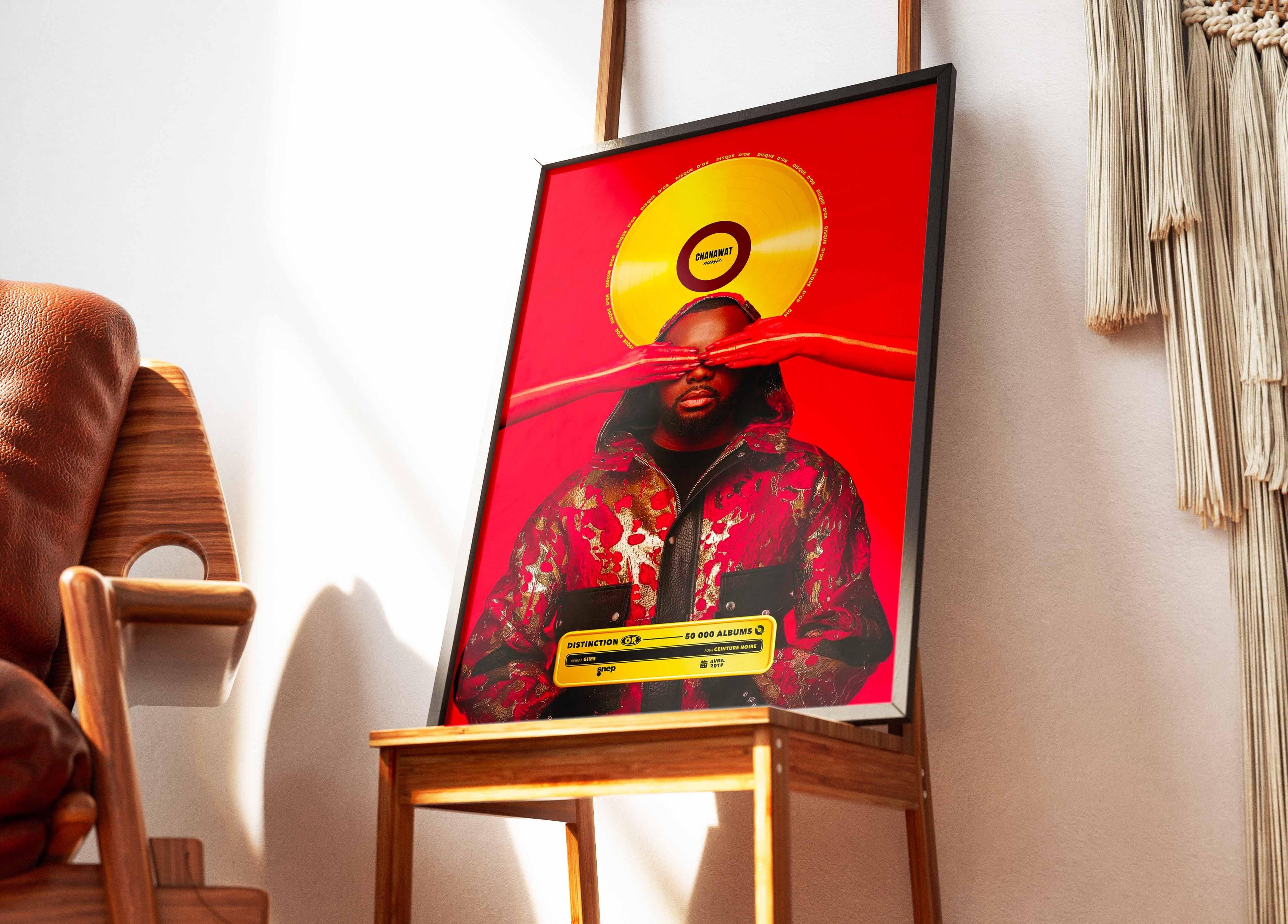 Disque D'or Ceinture Noire Gims - Backyard