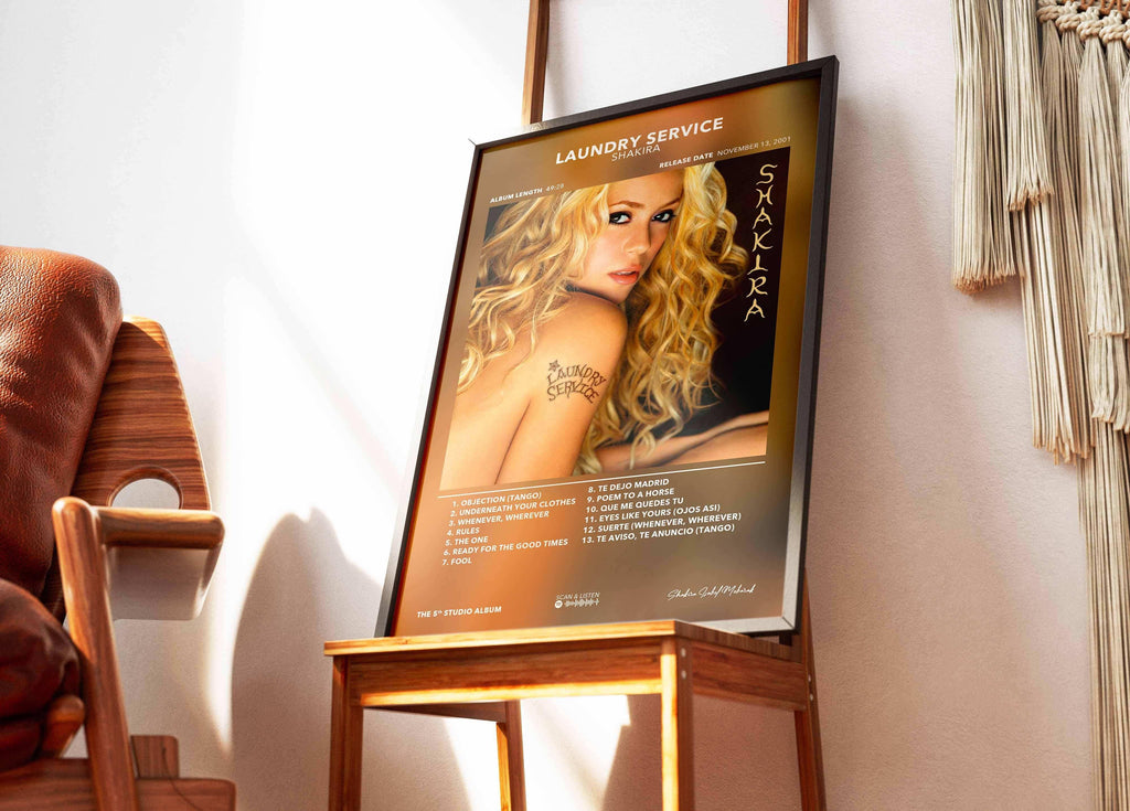 Poster Laundry Service Shakira - Backyard
