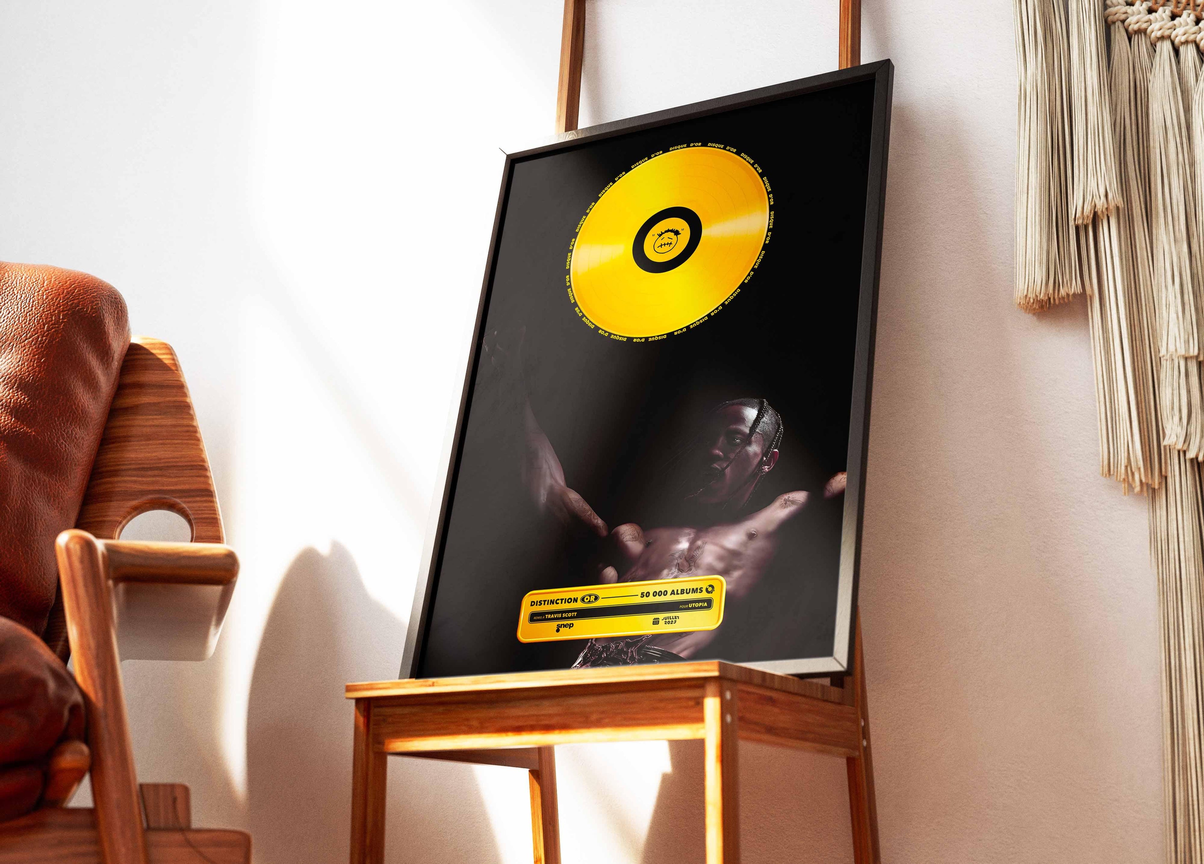 Disque D'Or Utopia Travis Scott - Backyard