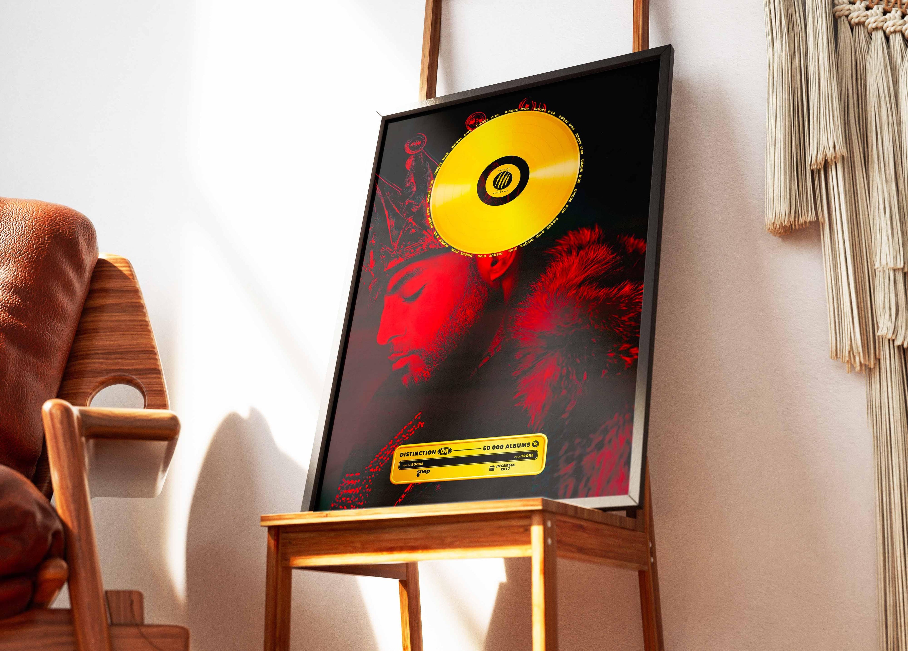 Disque D'or Trône Booba - Backyard