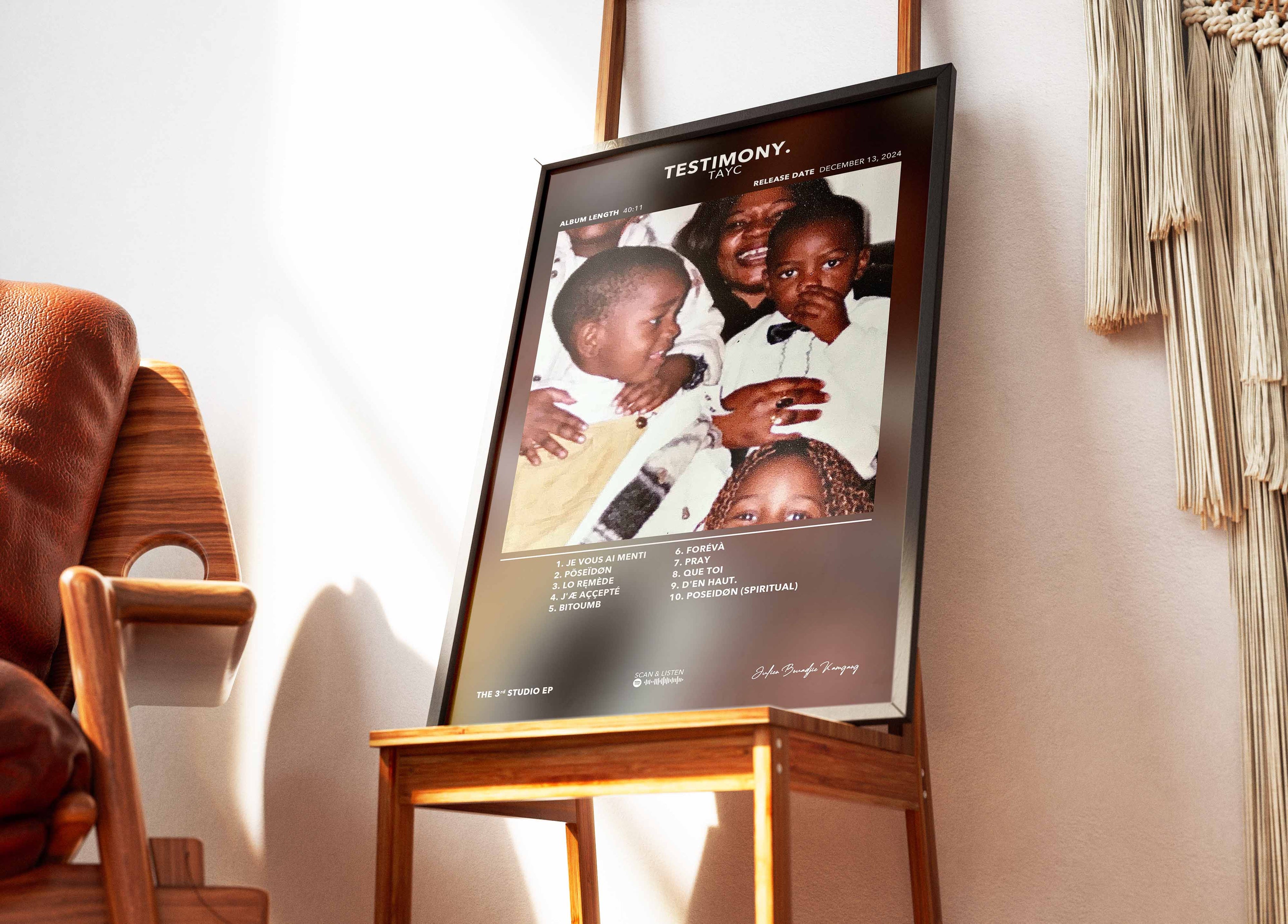 Poster Testimony Tayc