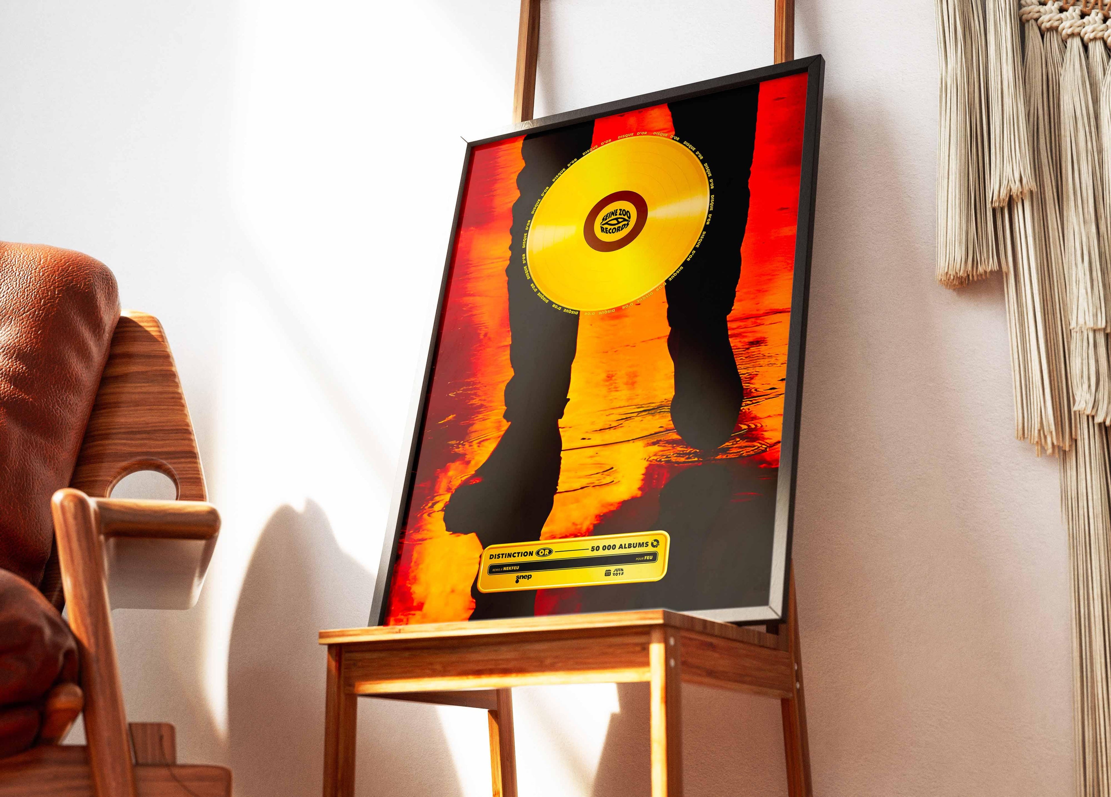 Disque D'Or Feu Nekfeu - Backyard