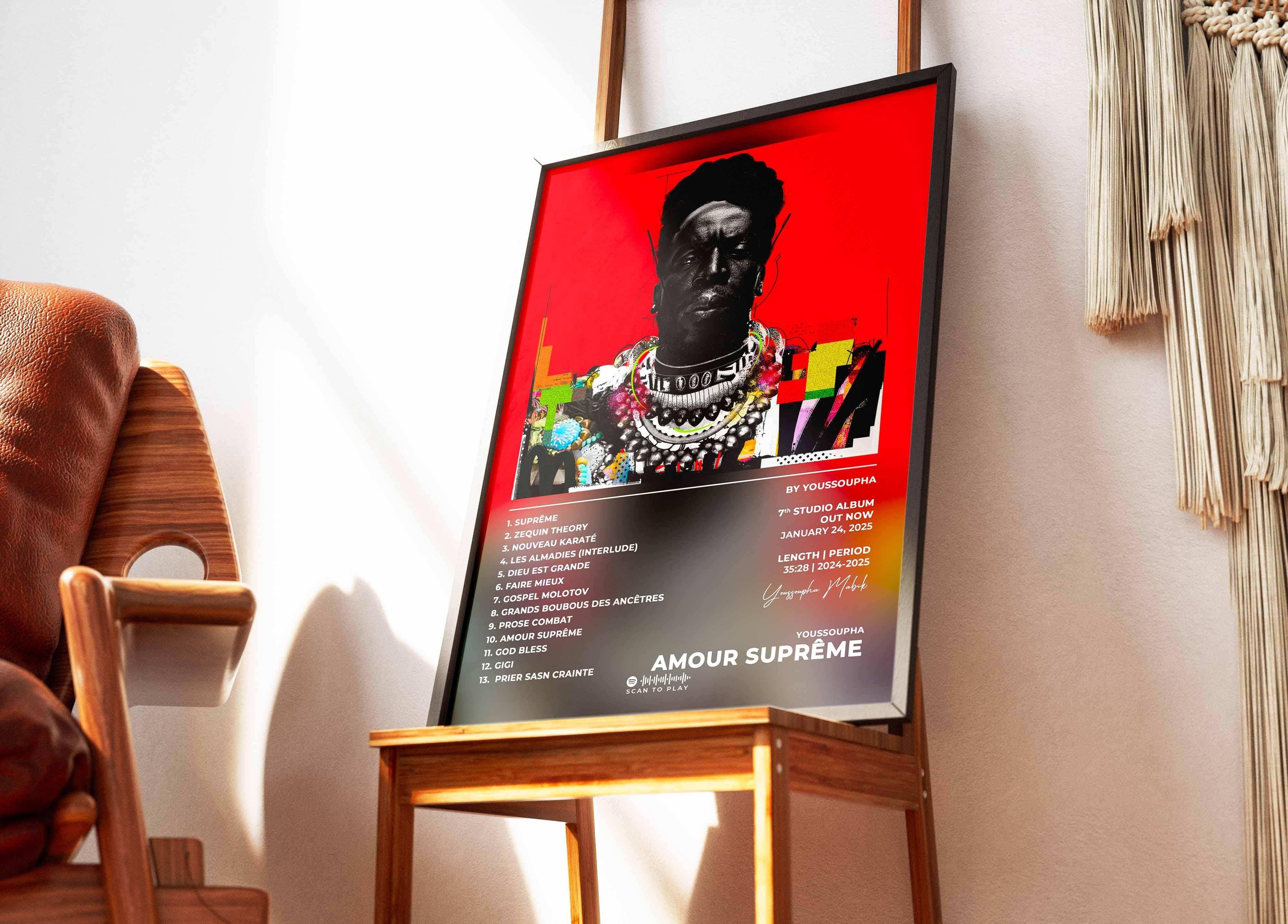 Amour Suprême Youssoupha Poster - Backyard