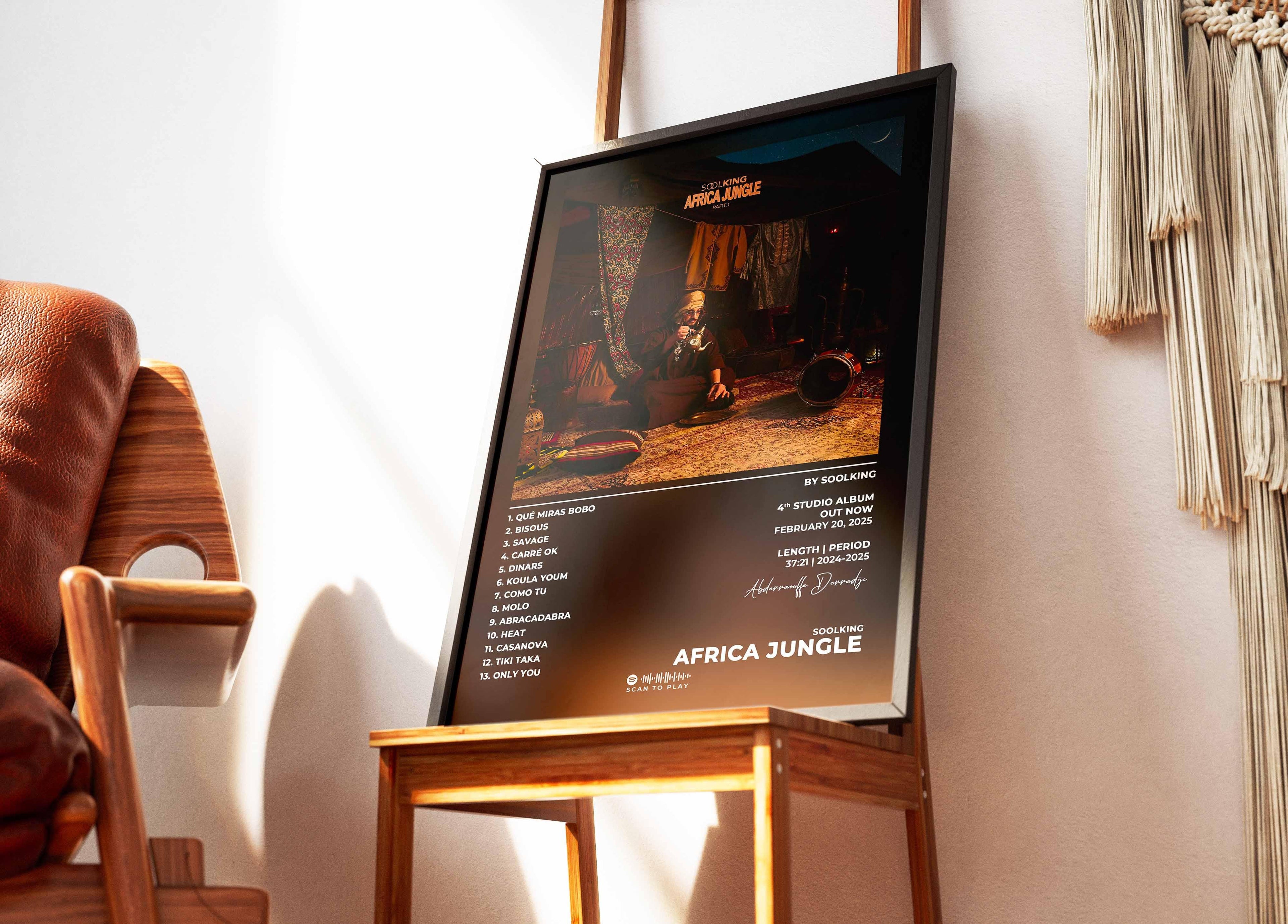 Africa Jungle Soolking Poster - Backyard