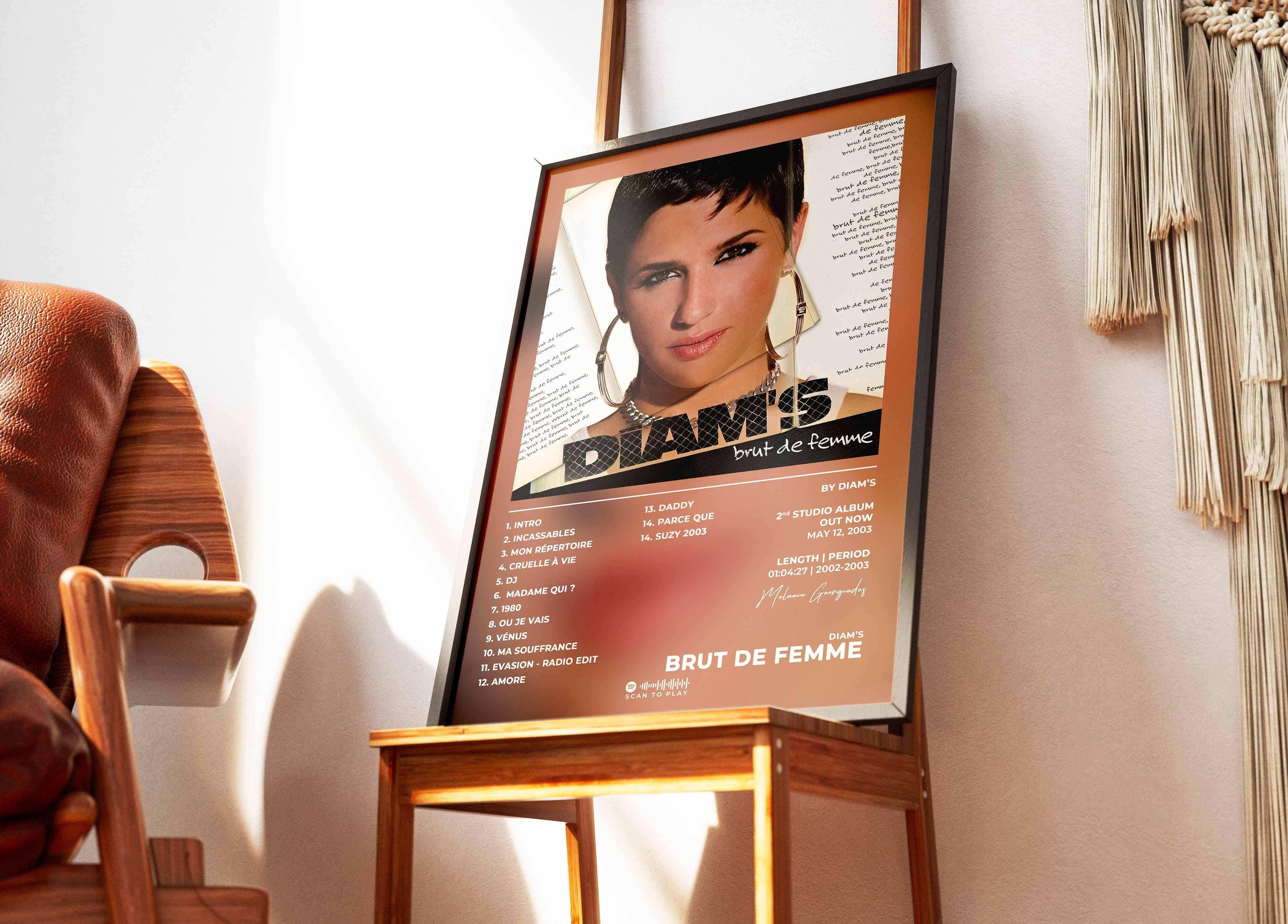 Brut De Femme Diam's Poster - Backyard