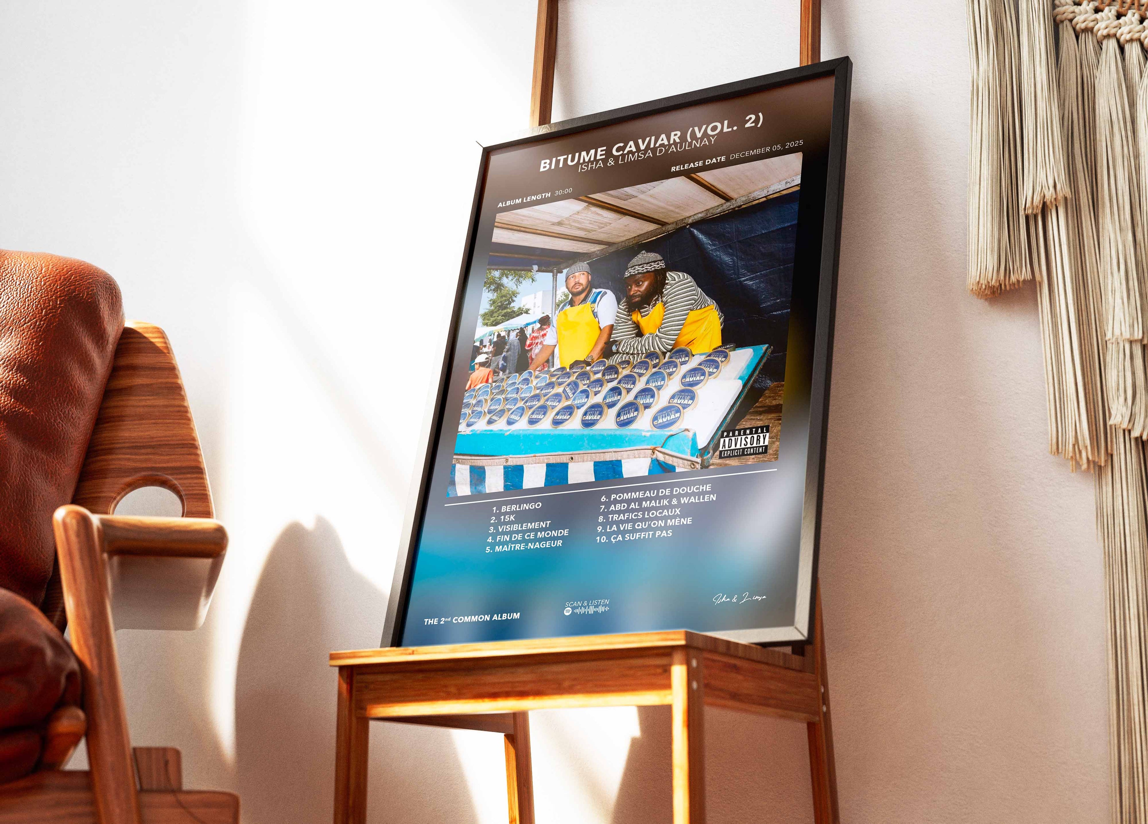 Poster Bitume Caviar 2 Isha & Limsa D'Aulnay