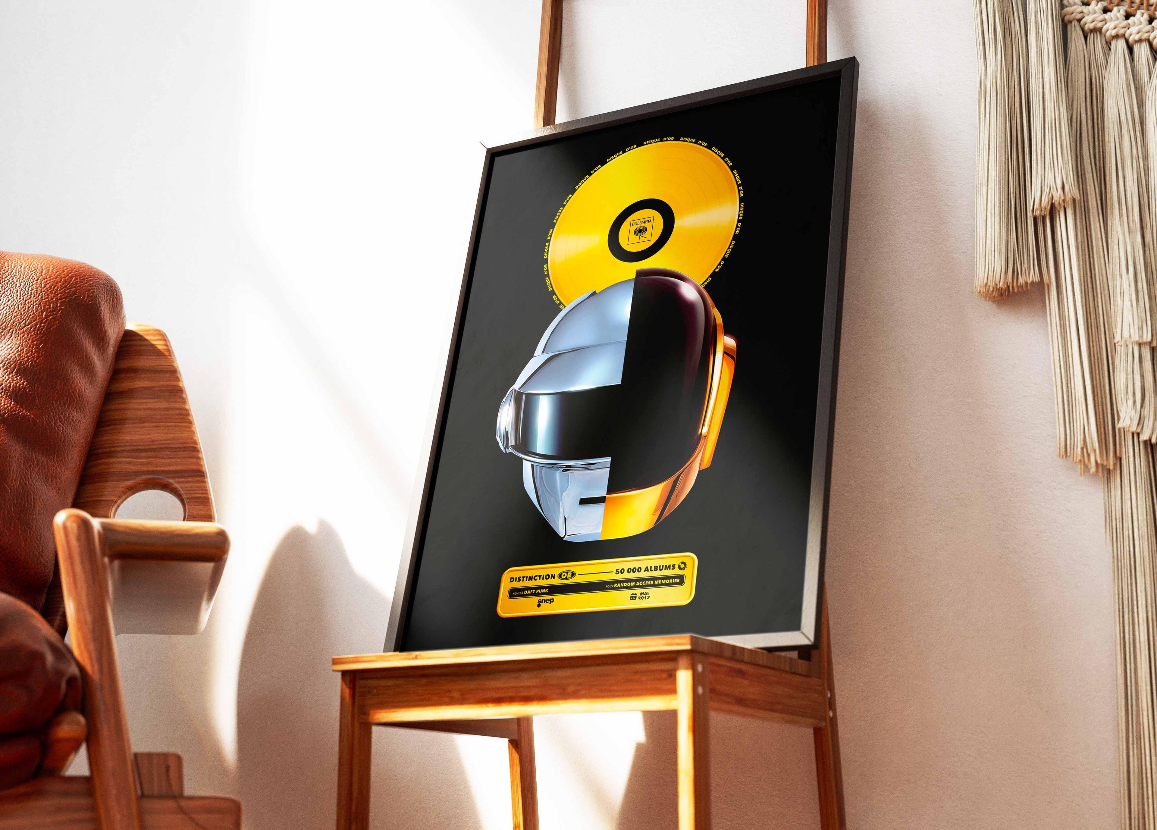 Disque D'or Random Access Memories Daft Punk - Backyard