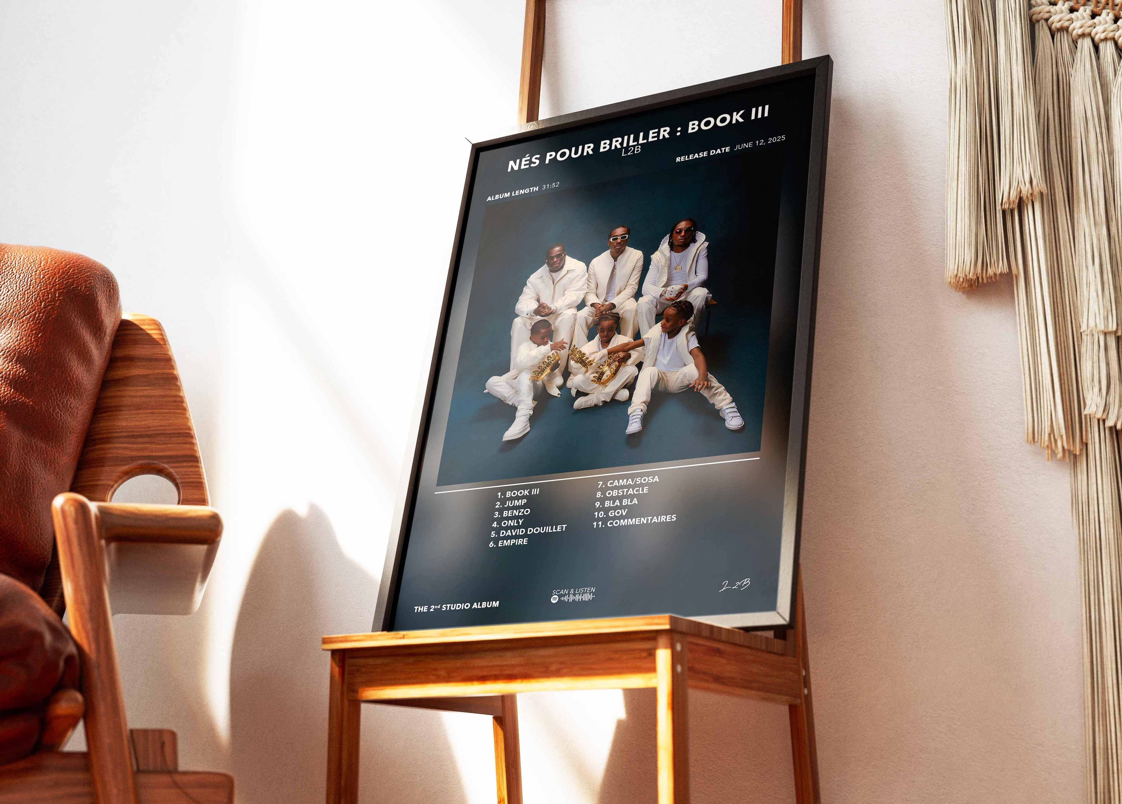 Poster Nés Pour Briller 3 L2B