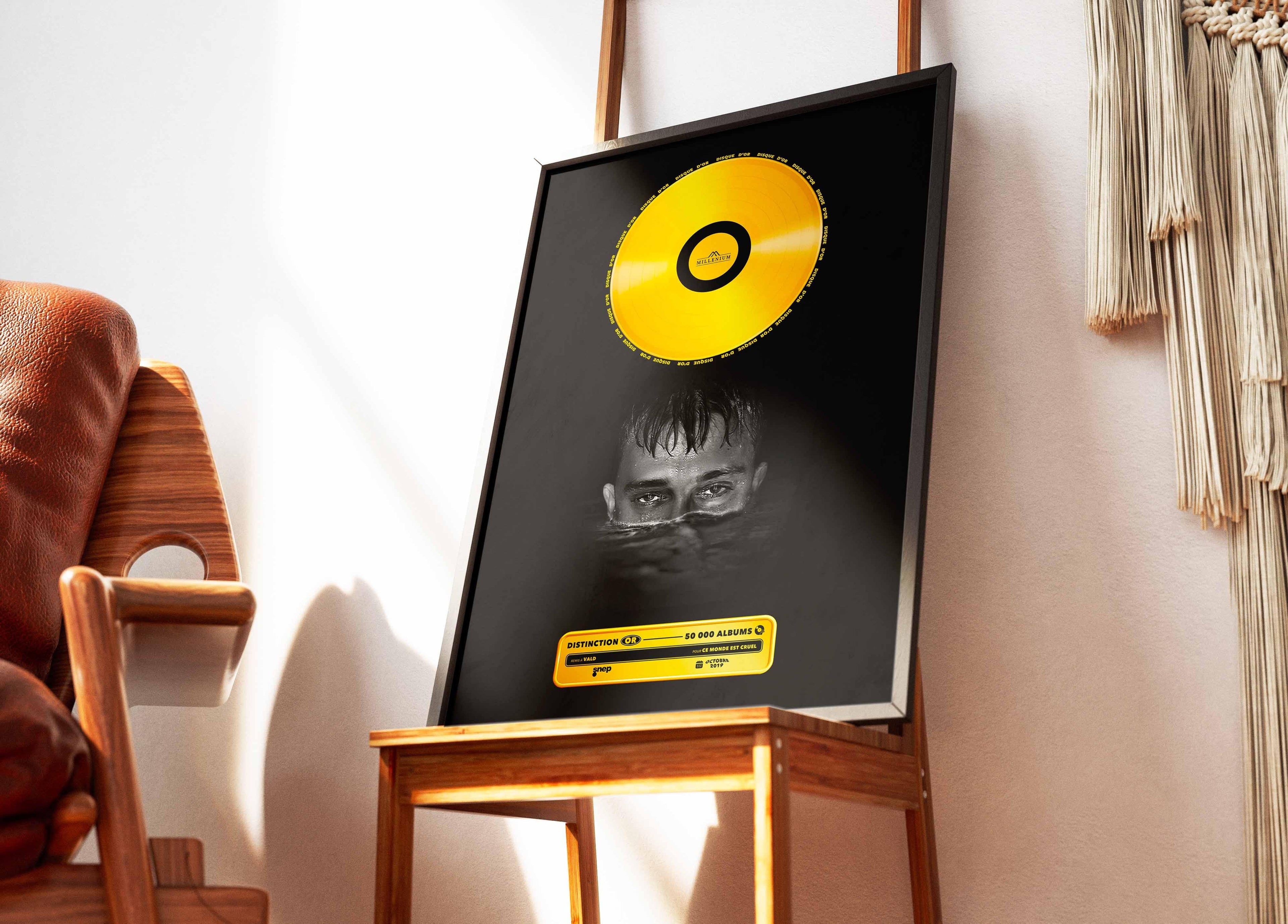 Disque D'Or Ce Monde Est Cruel Vald - Backyard