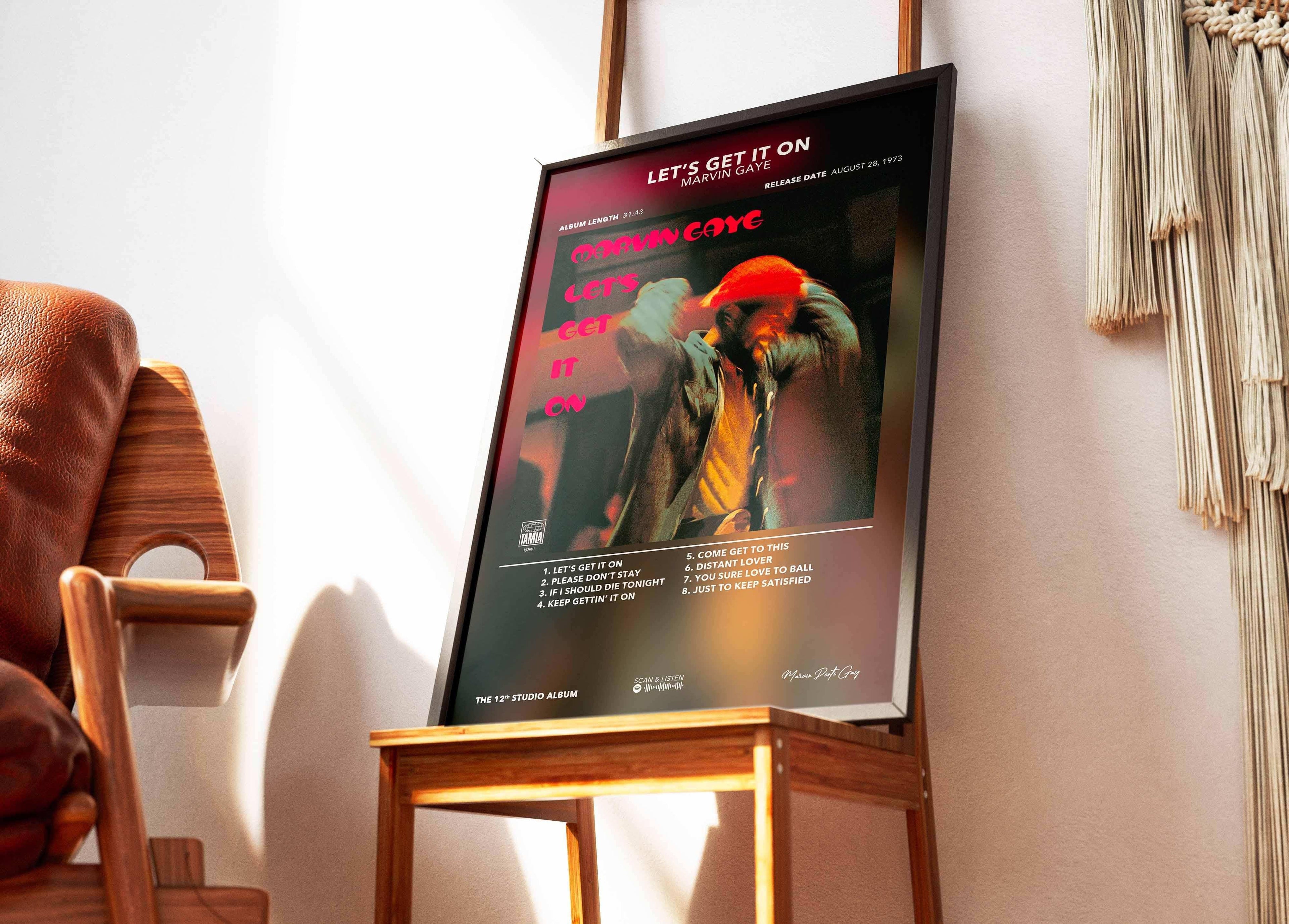 Poster Let's Get It On Marvin Gaye - Backyard