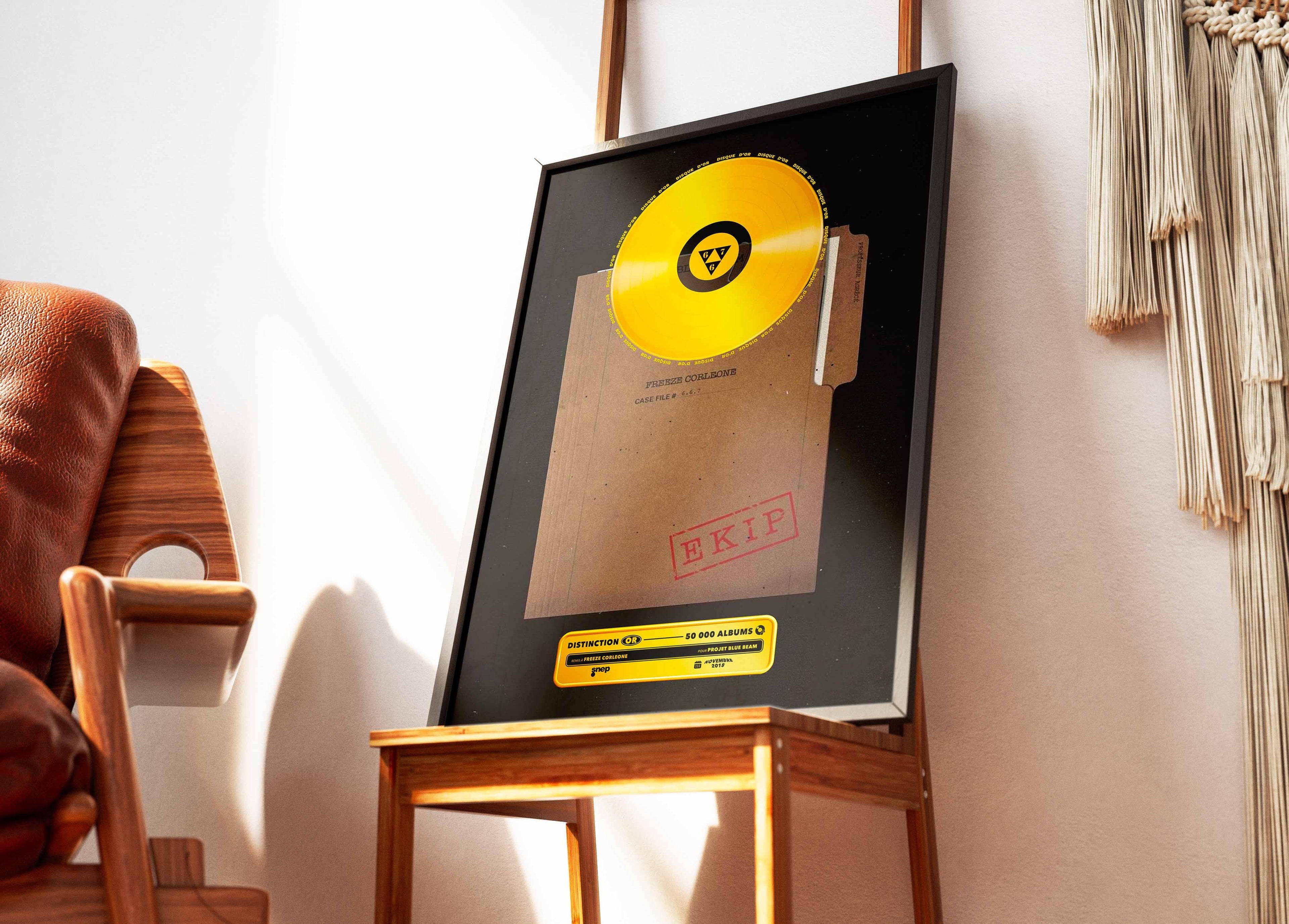 Disque D'Or Projet Blue Beam Freeze Corleone - Backyard