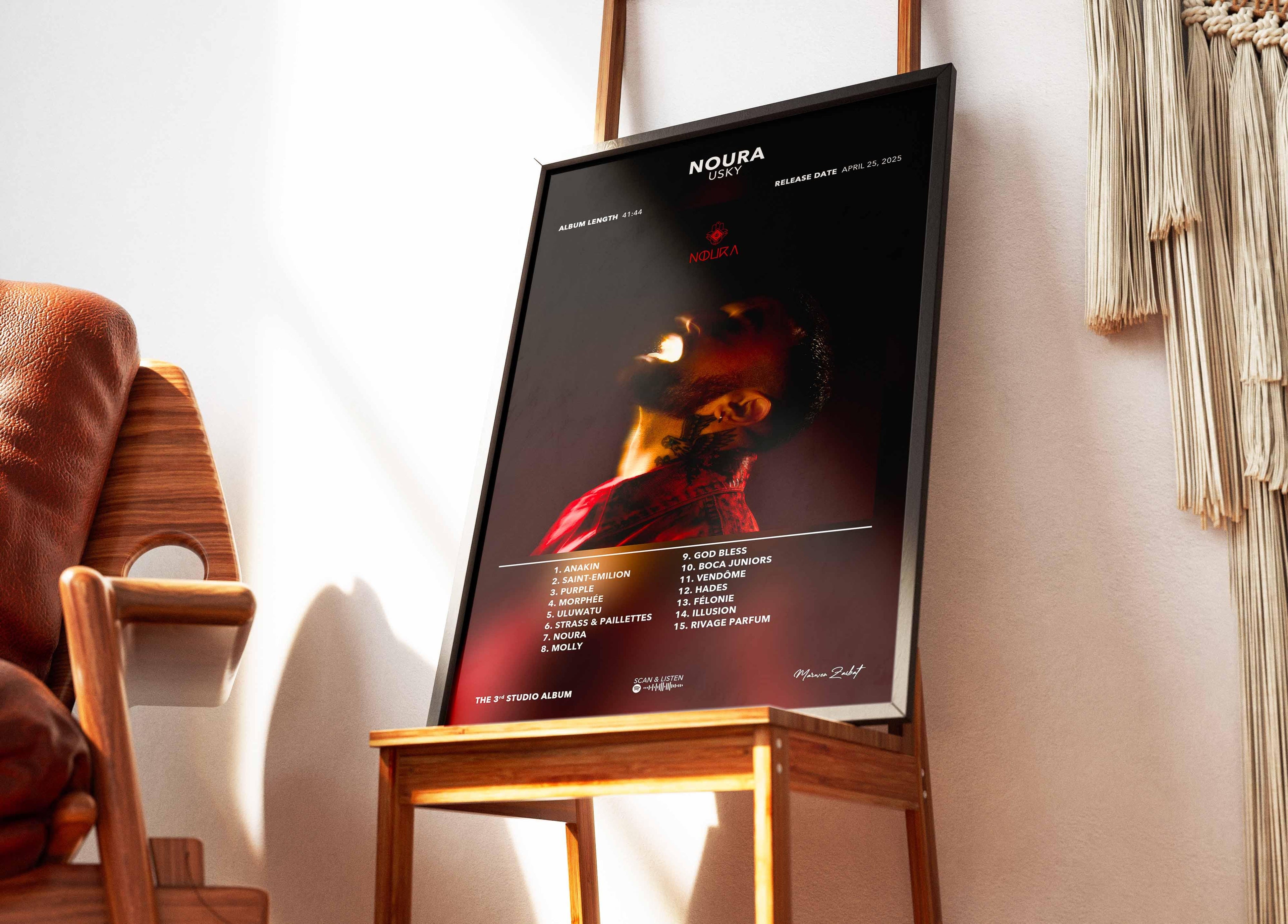 Poster Noura Usky - Backyard