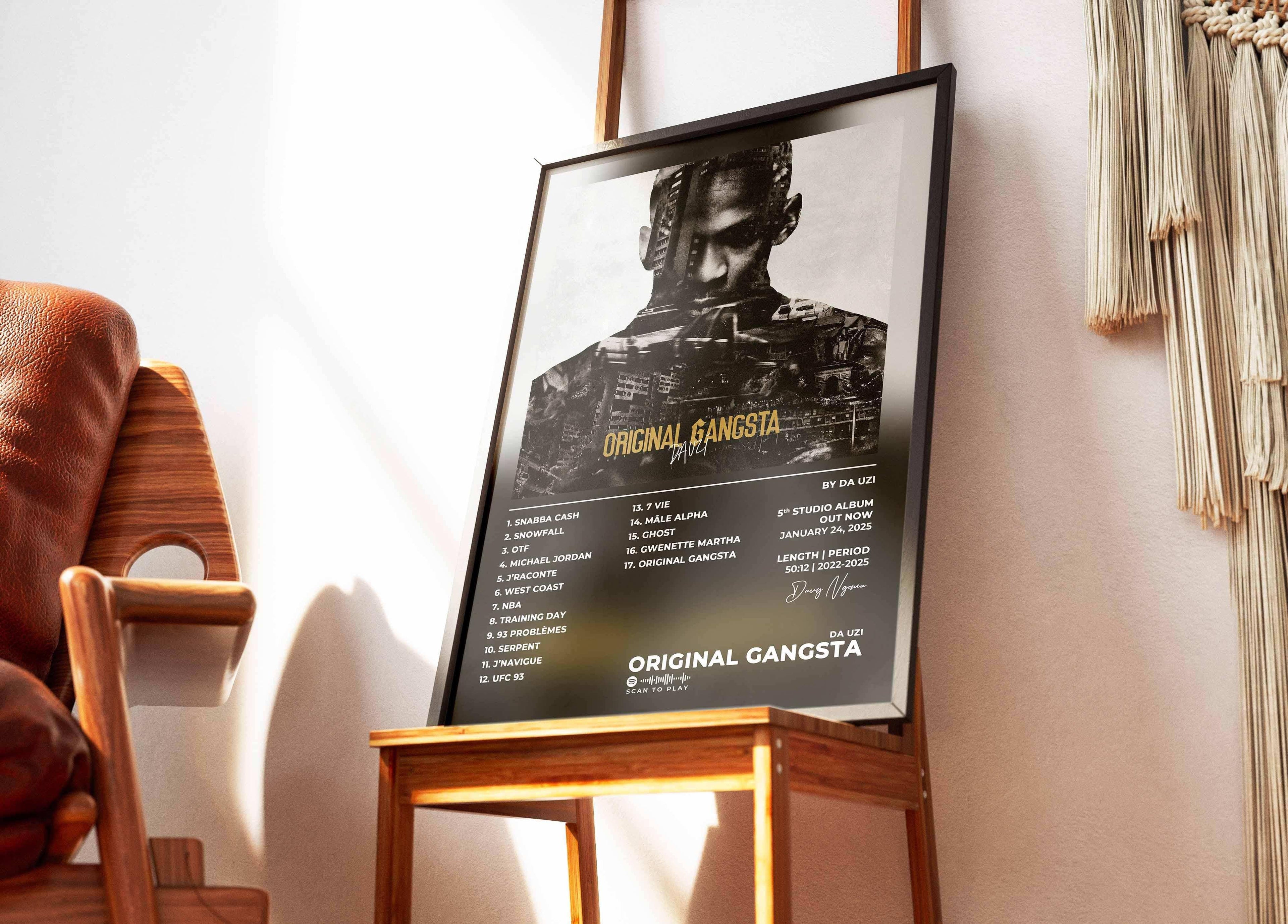 Original Gangsta Da Uzi Poster - Backyard