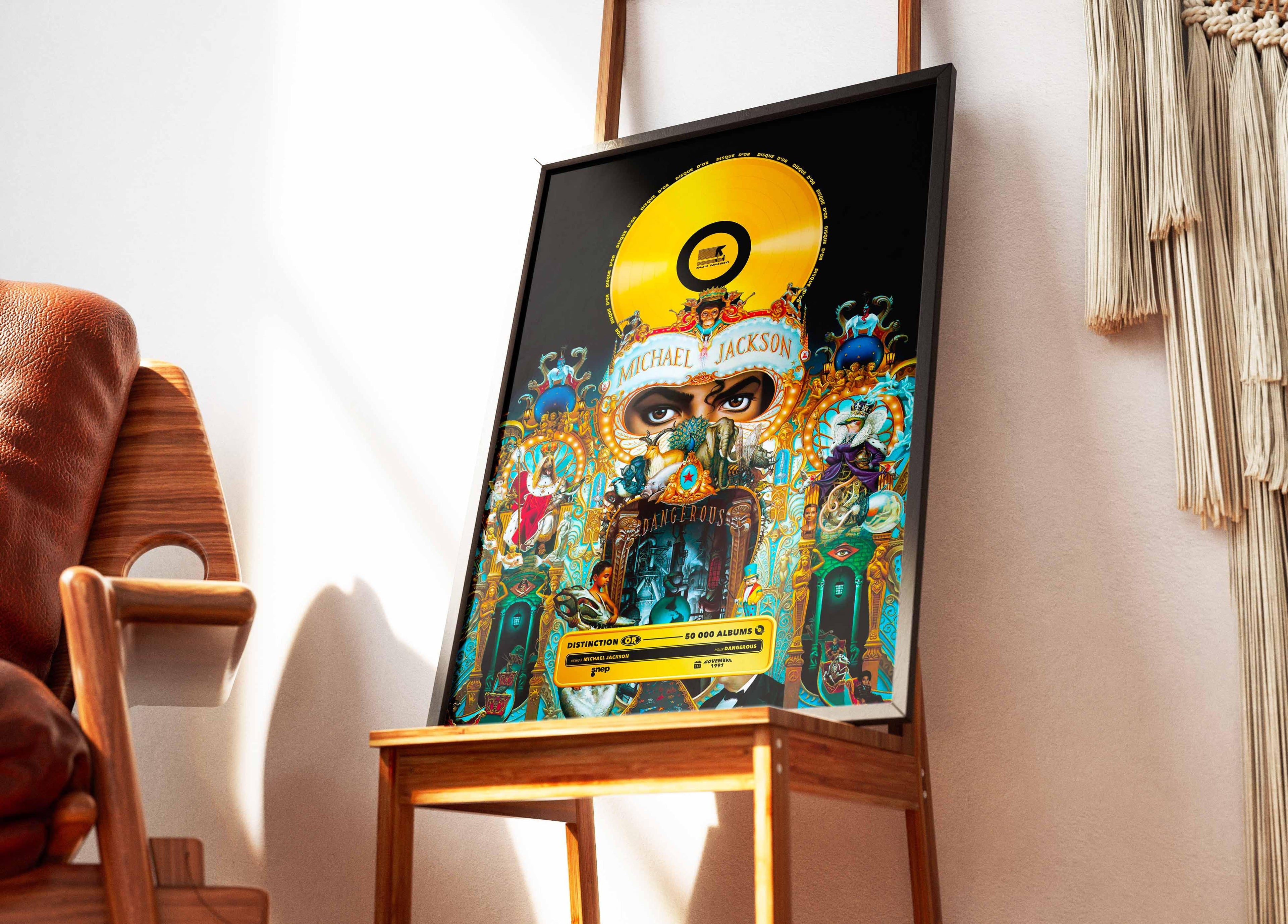 Disque D'or Dangerous Michael Jackson - Backyard