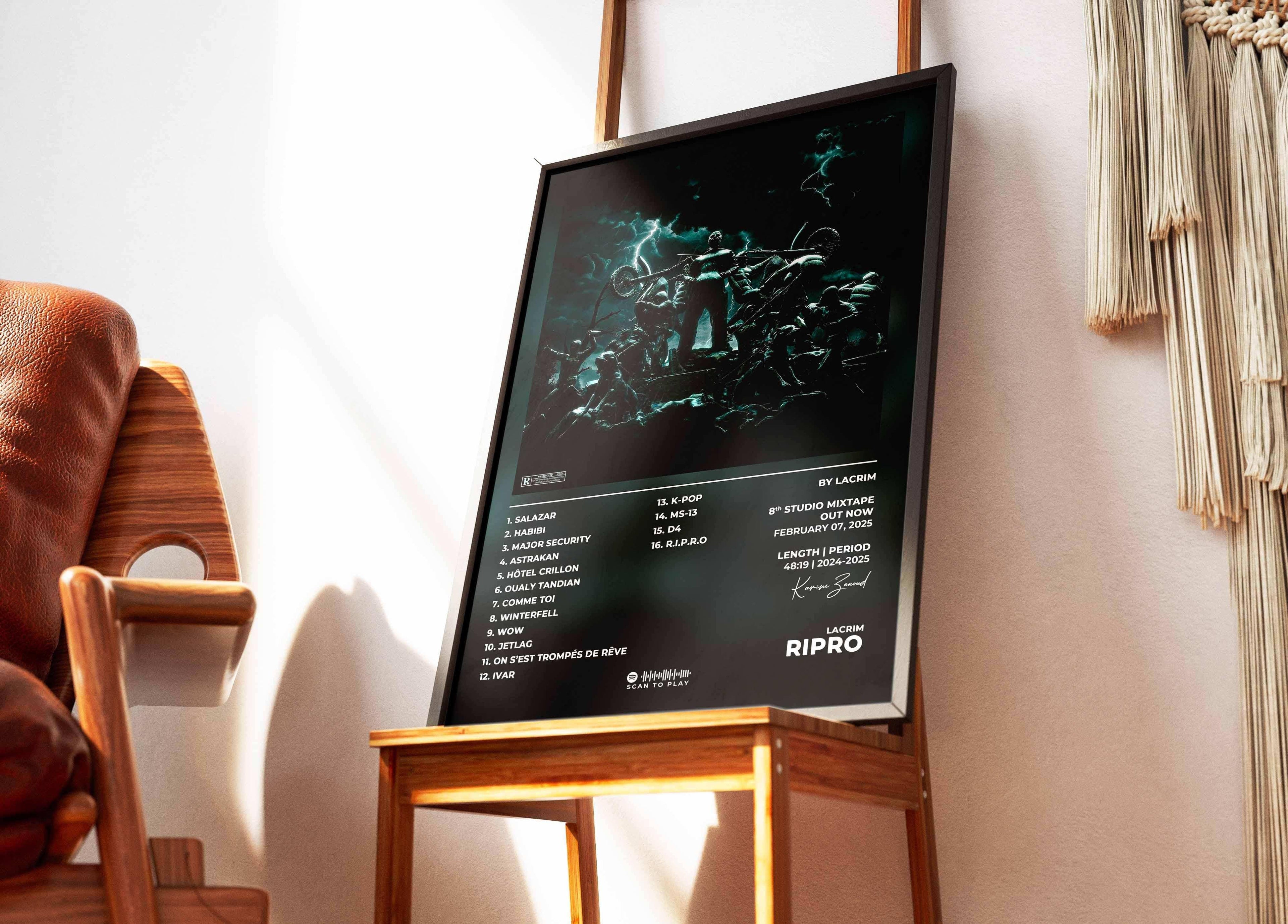 RIPRO Lacrim Poster - Backyard