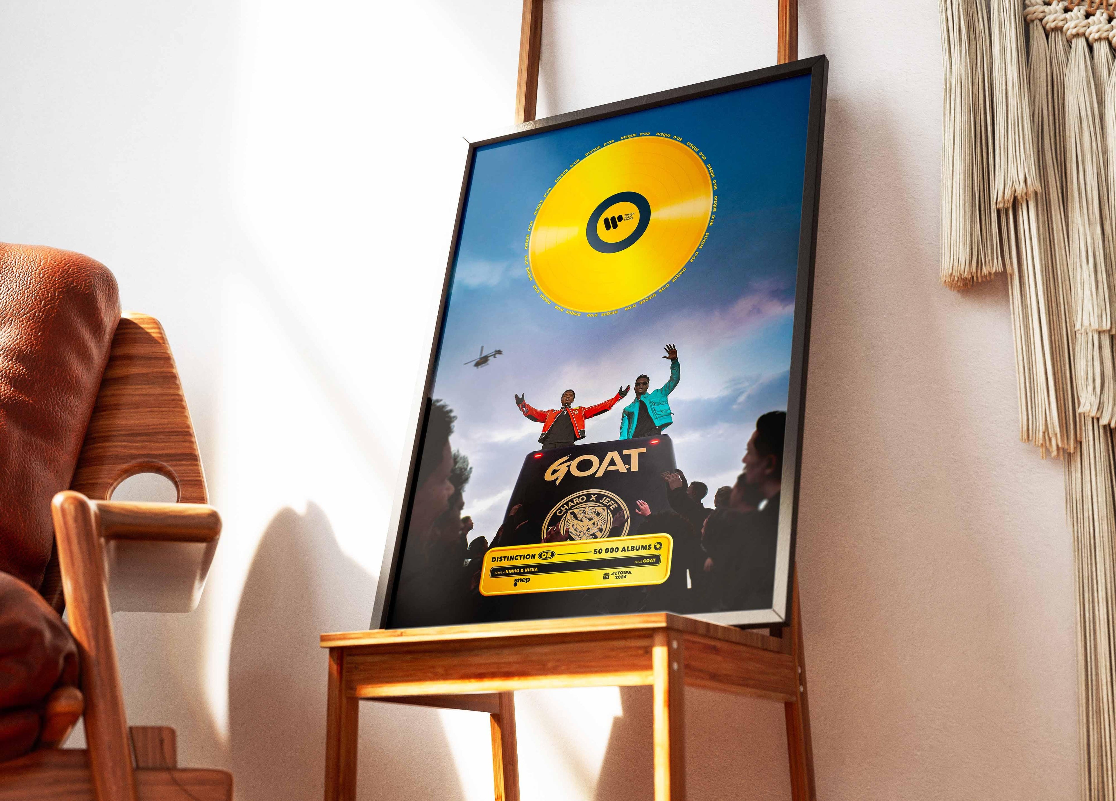 Disque D'or GOAT Ninho & Niska - Backyard