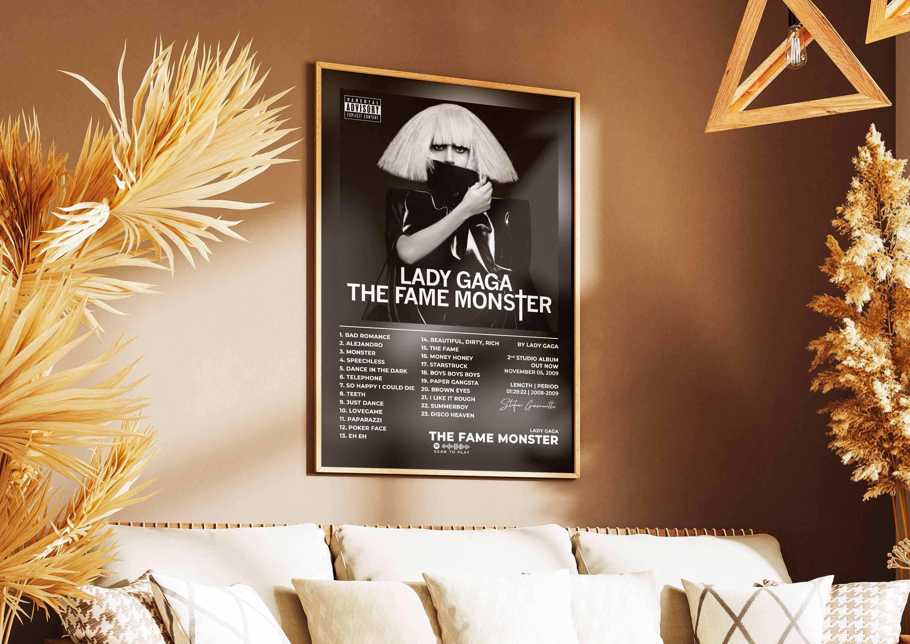 The Fame Monster Lady Gaga Poster - Backyard