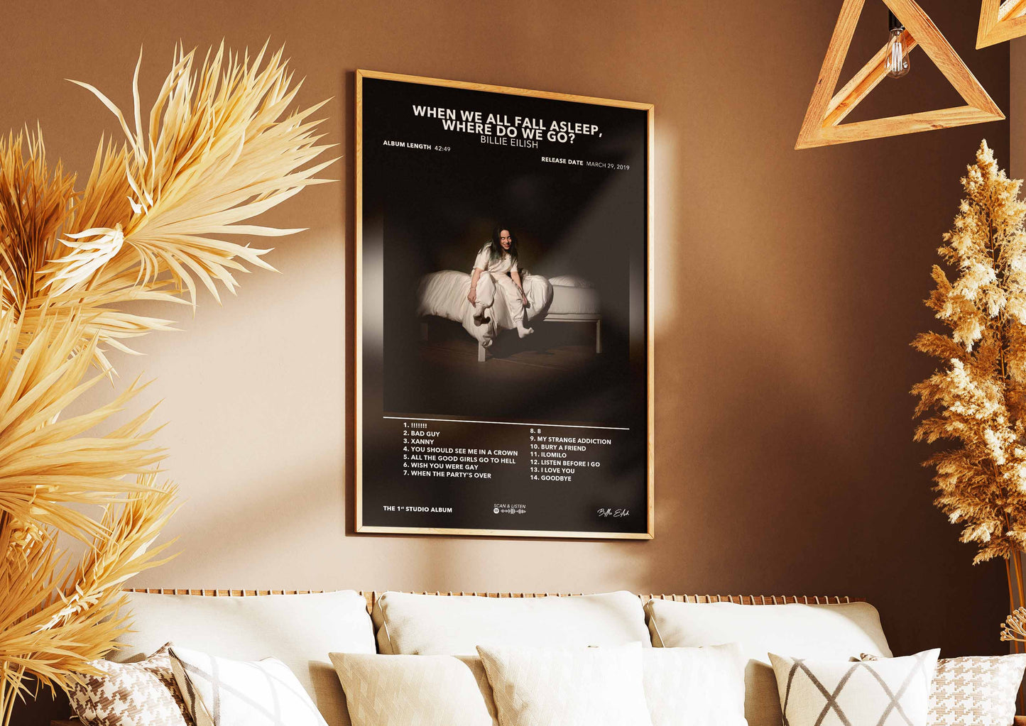 When We All Fall Asleep, Where Do We Go? Album de Billie Eilish Billie Eilish Poster