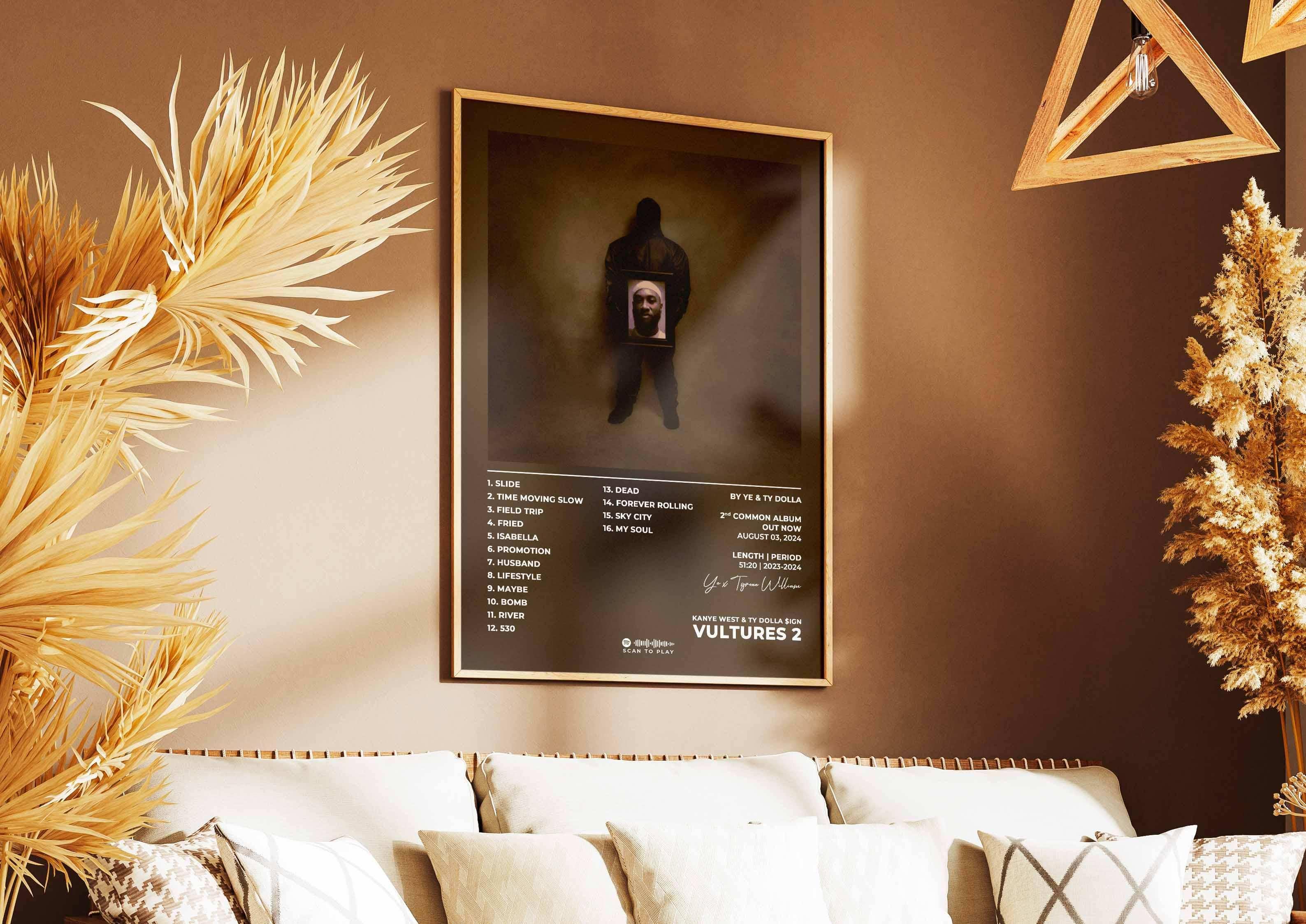 Vultures 2 Kanye West & Ty Dolla $ign Poster - Backyard