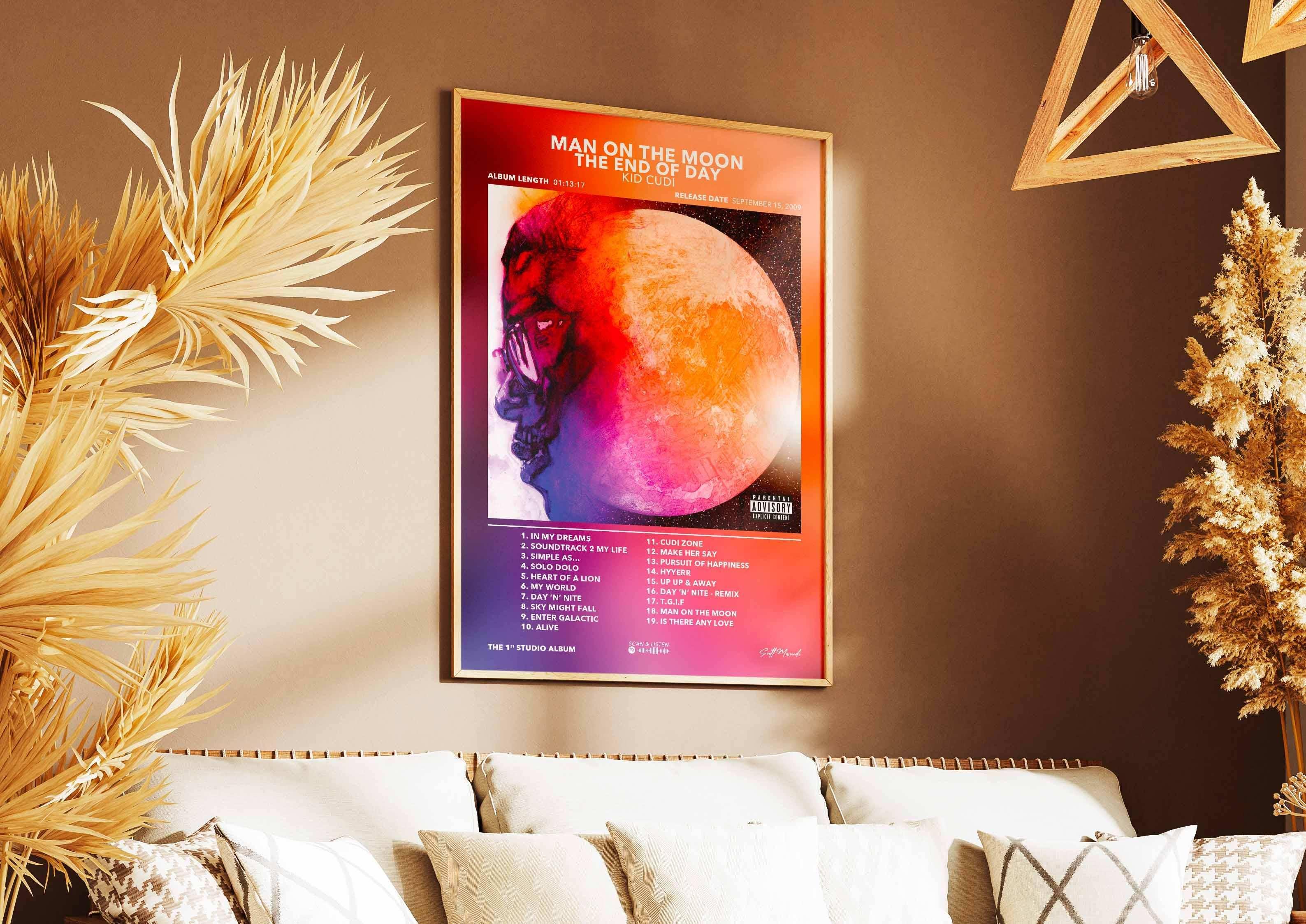 Poster Man On The Moon : The End Of Day Kid Cudi - Backyard