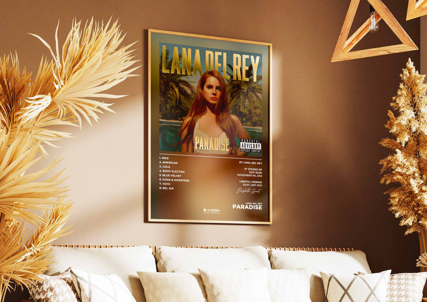 Paradise Lana Del Rey Poster