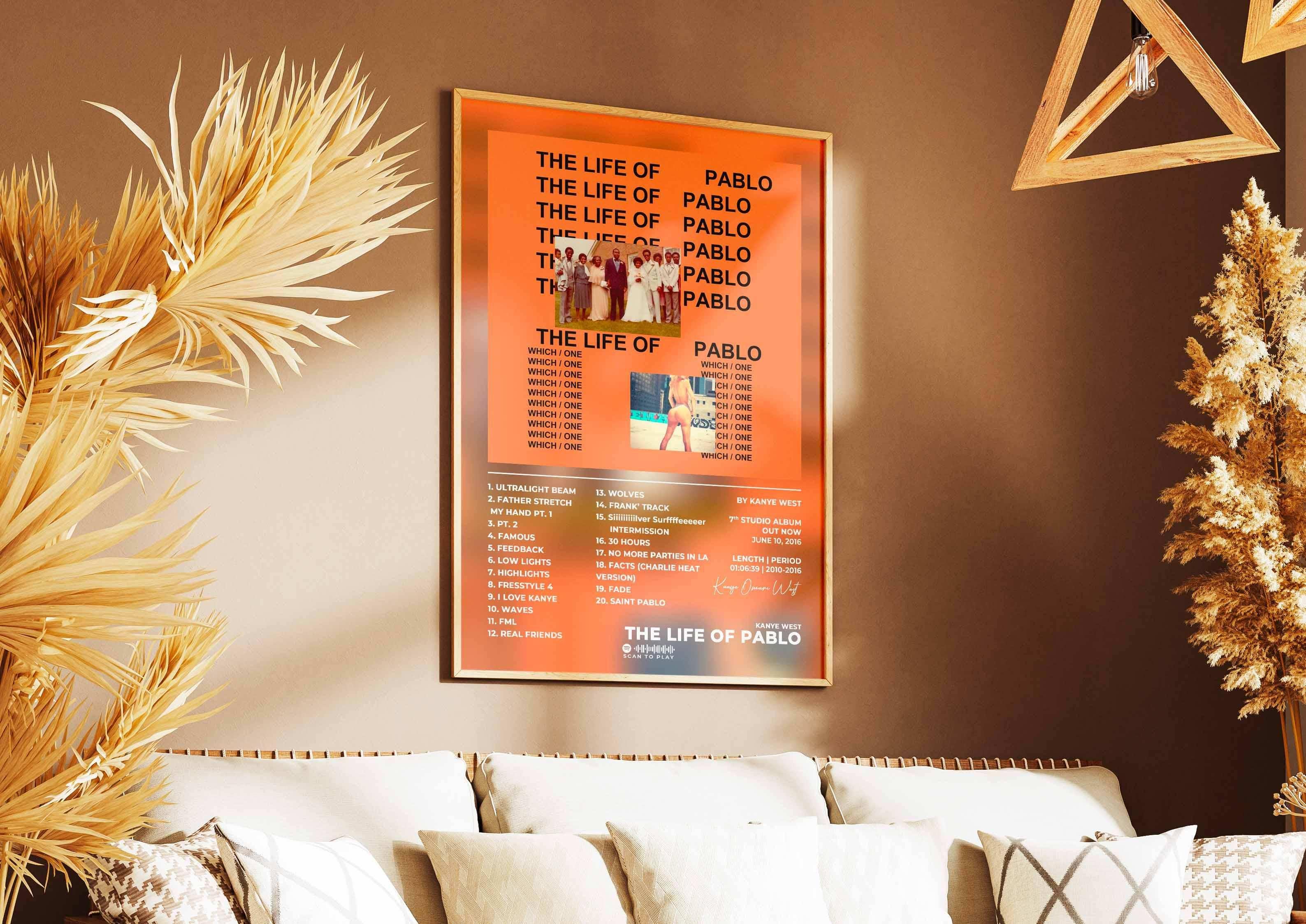 The Life Of Pablo Kanye West Poster - Backyard