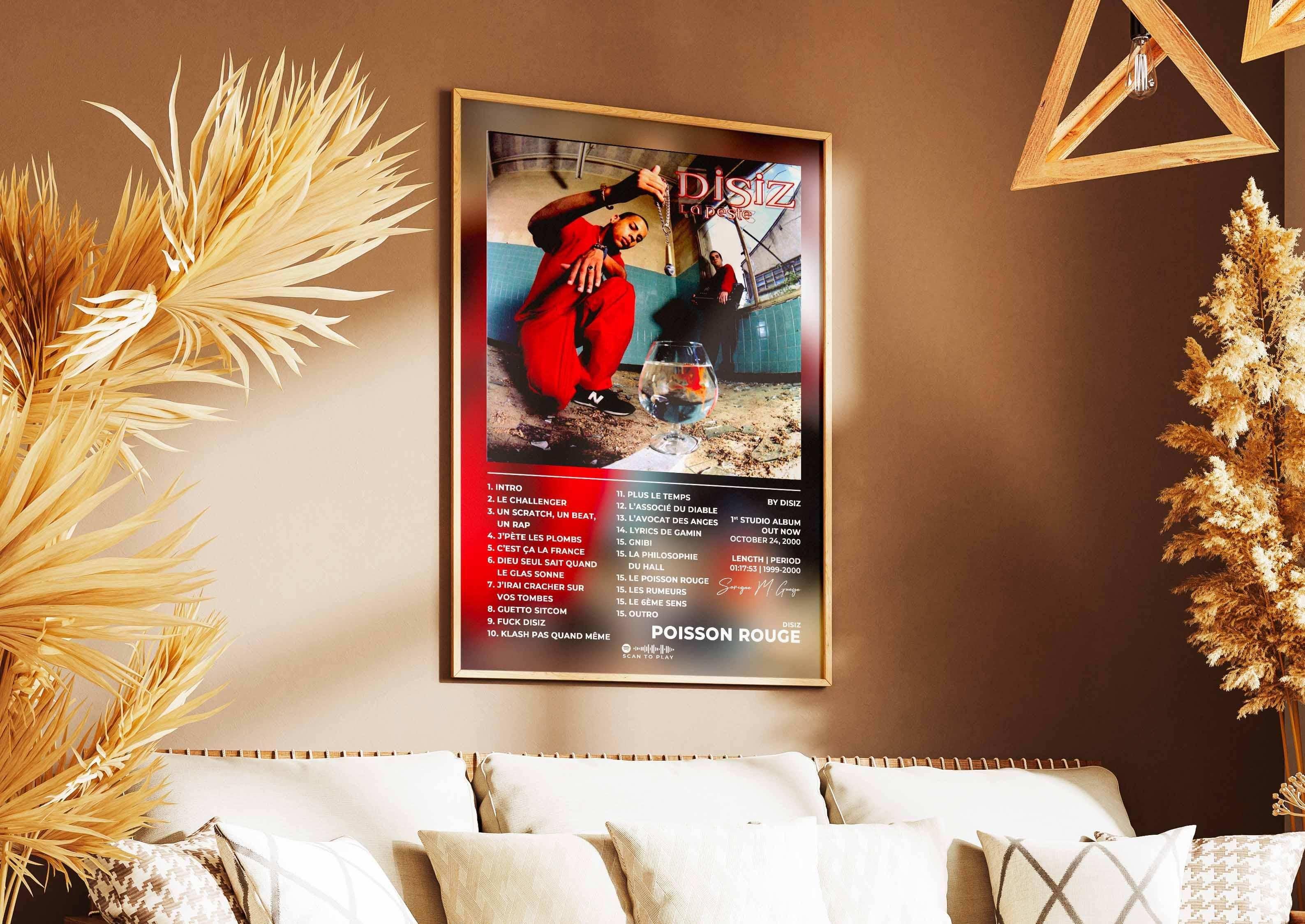 Poisson Rouge Disiz Poster - Backyard