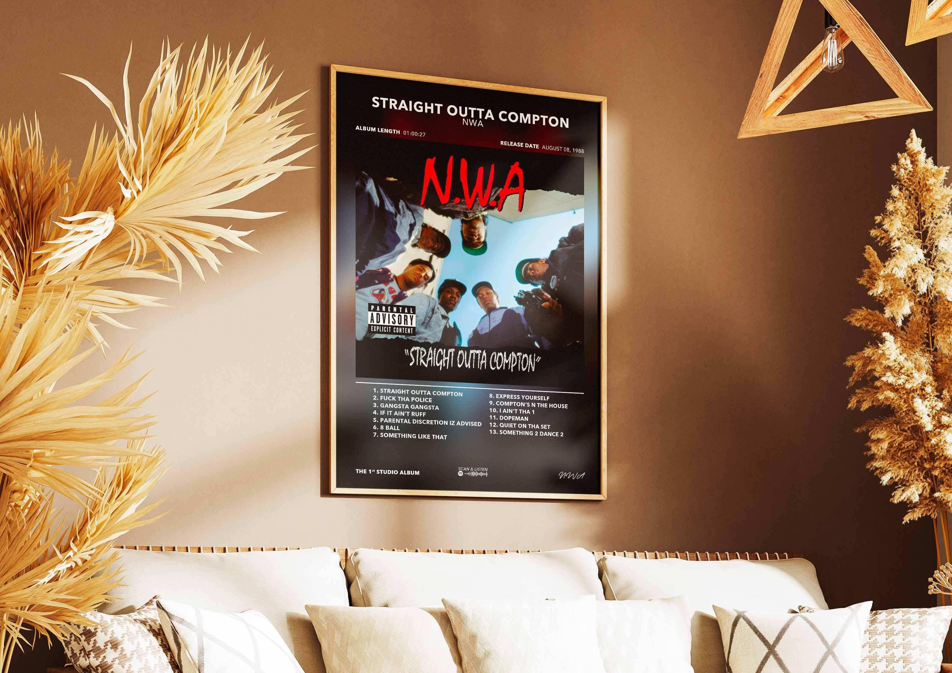 Poster Straight Outta Compton NWA - Backyard