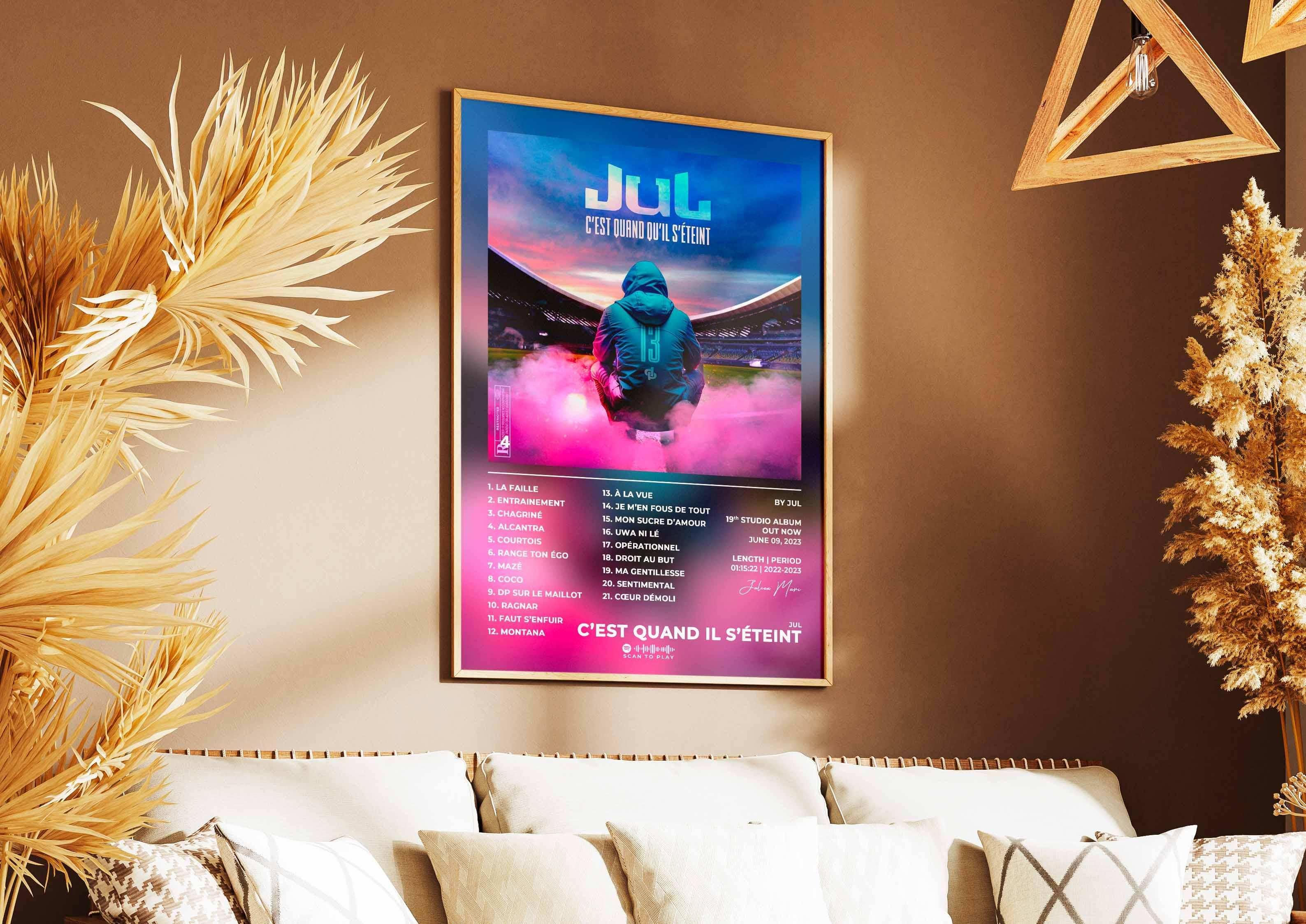 C'est Quand Il S'éteint ? Jul Poster - Backyard