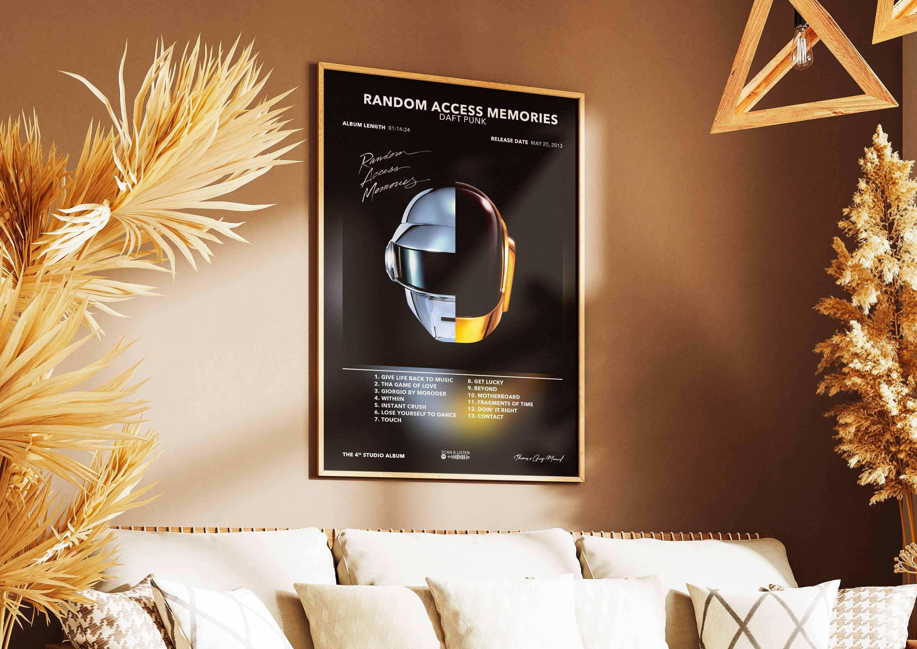 Poster Random Access Memories Daft Punk - Backyard