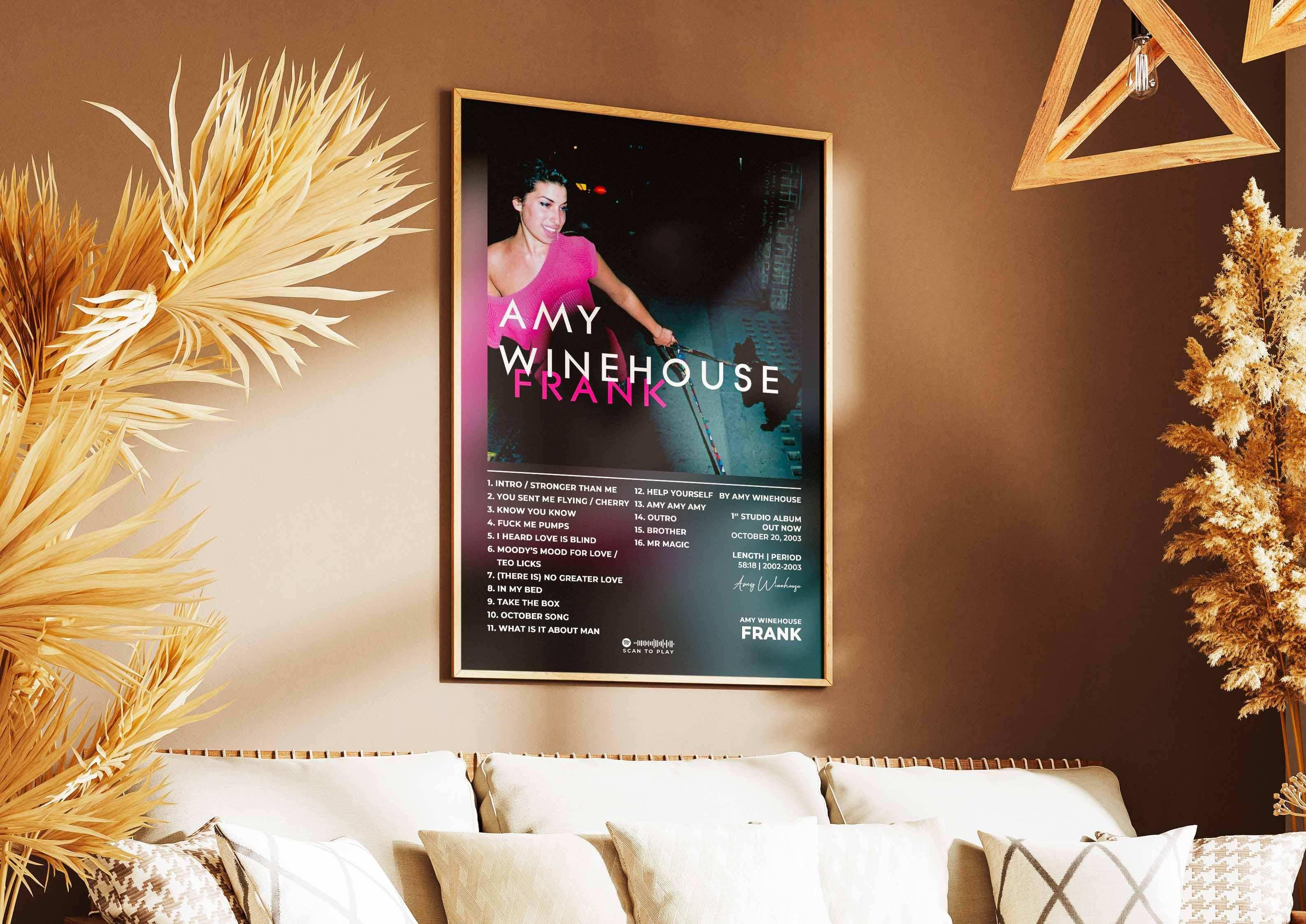 Frank Amy Winehouse Poster - Backyard