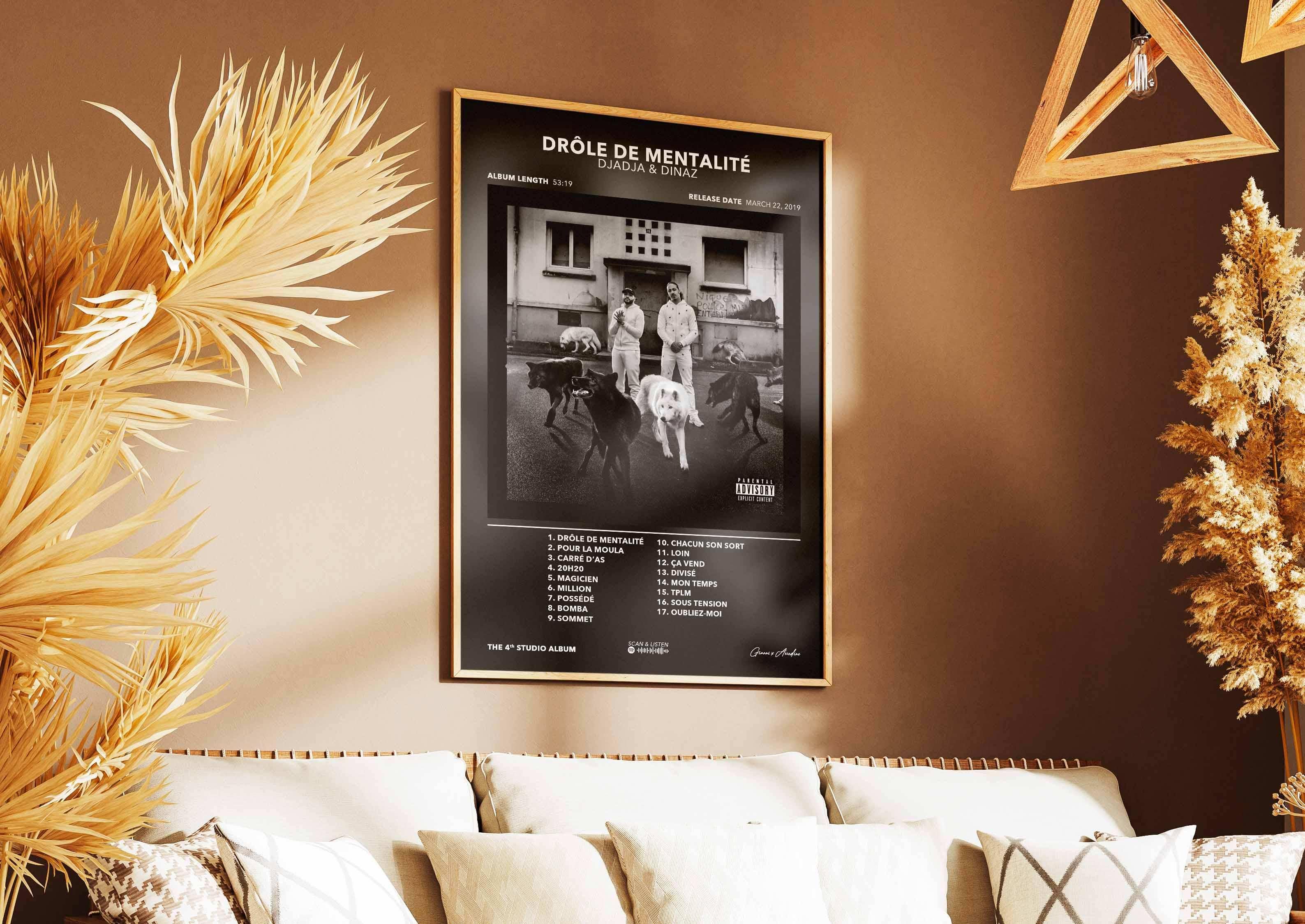 Poster Drôle De Mentalité Djadja & Dinaz - Backyard