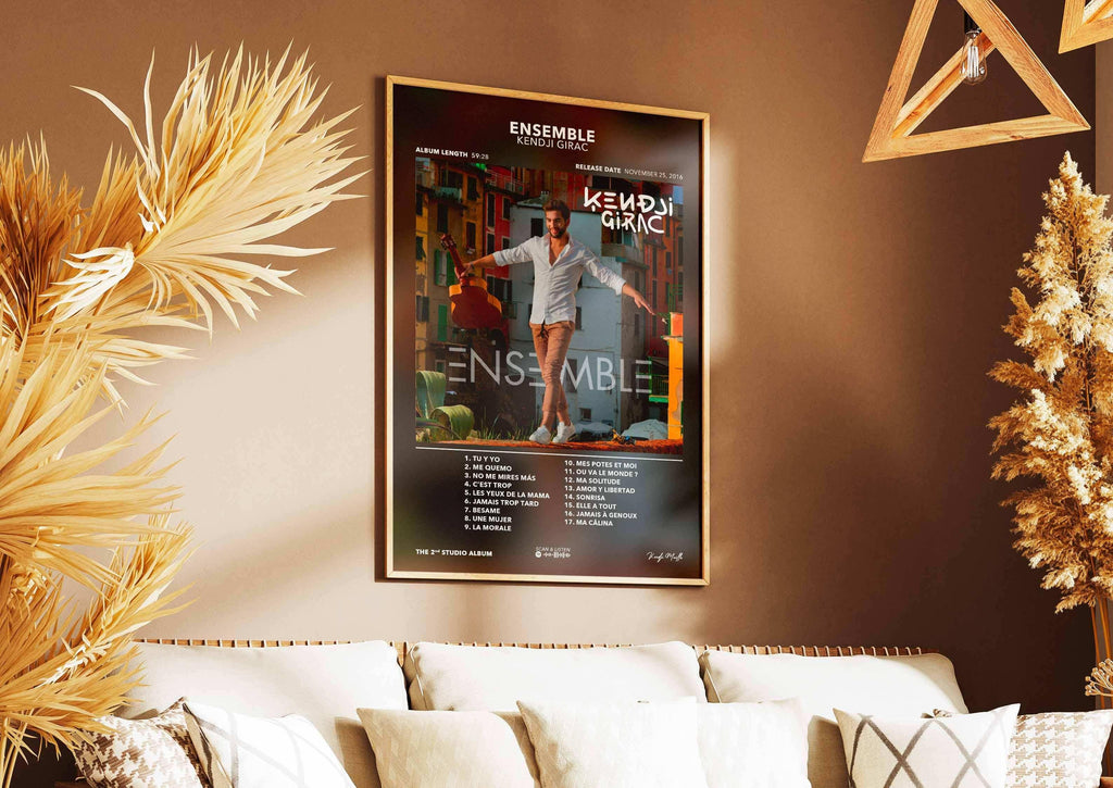 Poster Ensemble Kendji Girac - Backyard