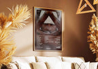 Affiche murale album D.U.C en salon cosy, fait en France, livraison 48h gratuite, cadeau Noël idéal