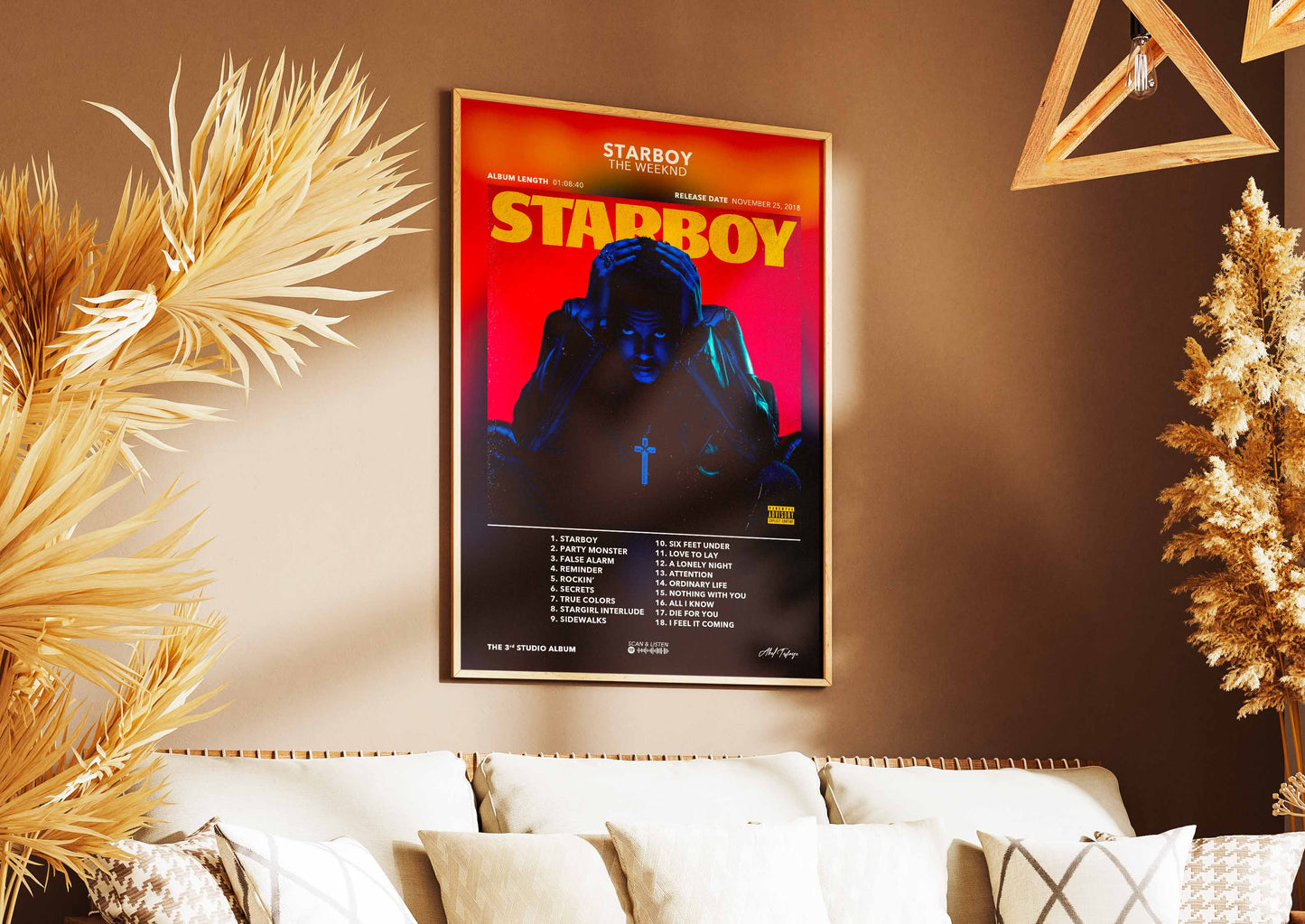 Poster Starboy The Weeknd